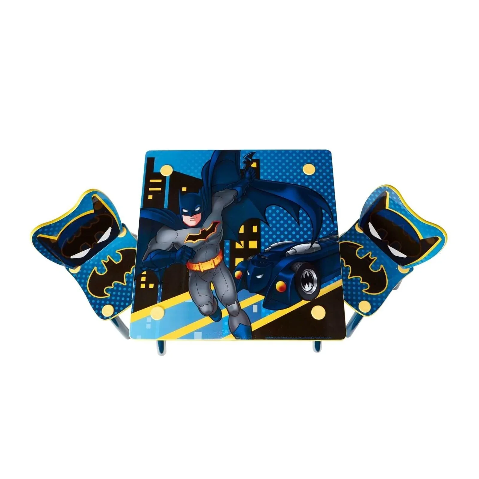 Hello Home Kids Table and 2 Chairs Set - Batman - Image 2