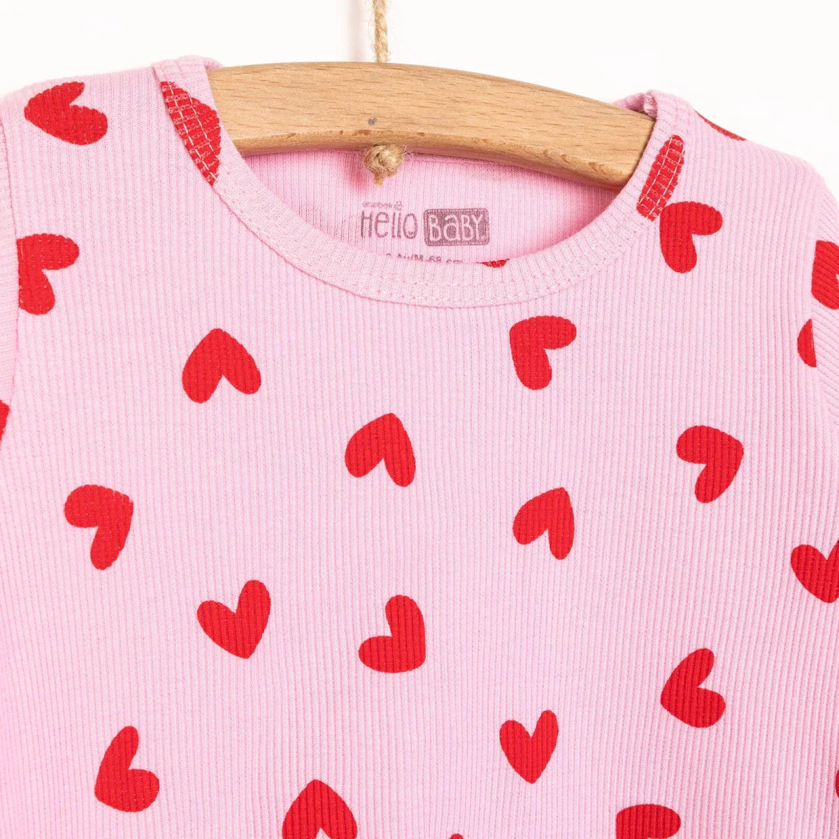 HelloBaaby Baby Girl Long sleeve Pyjamas Set - Pink - Image 3