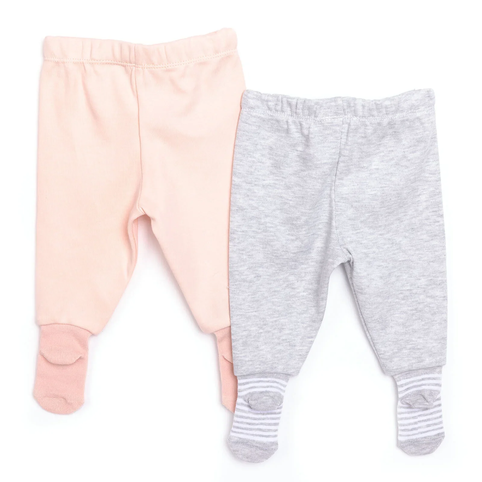 HelloBaby 2-Pack Joggers with socks - Pink - Image 2