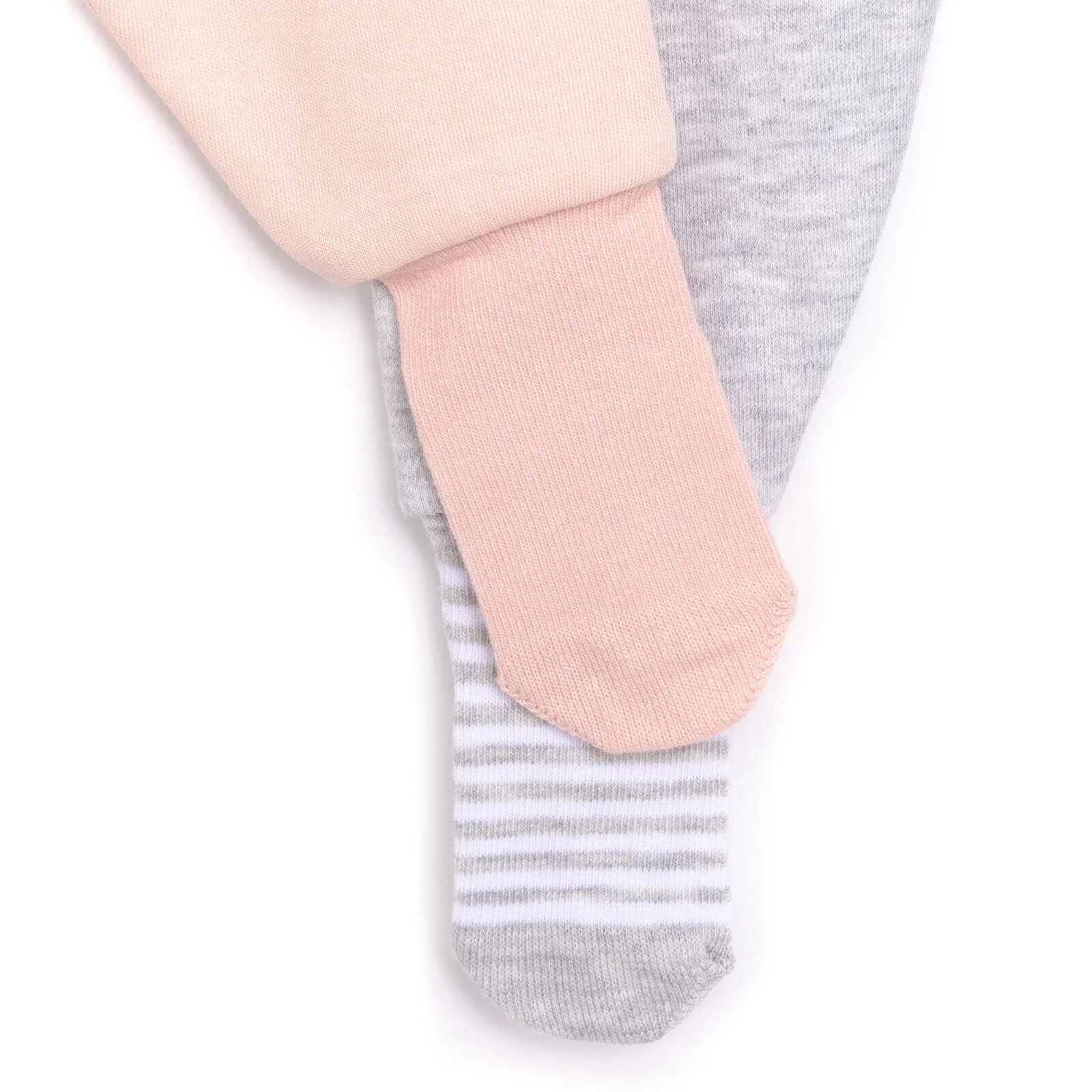 HelloBaby 2-Pack Joggers with socks - Pink - Image 5