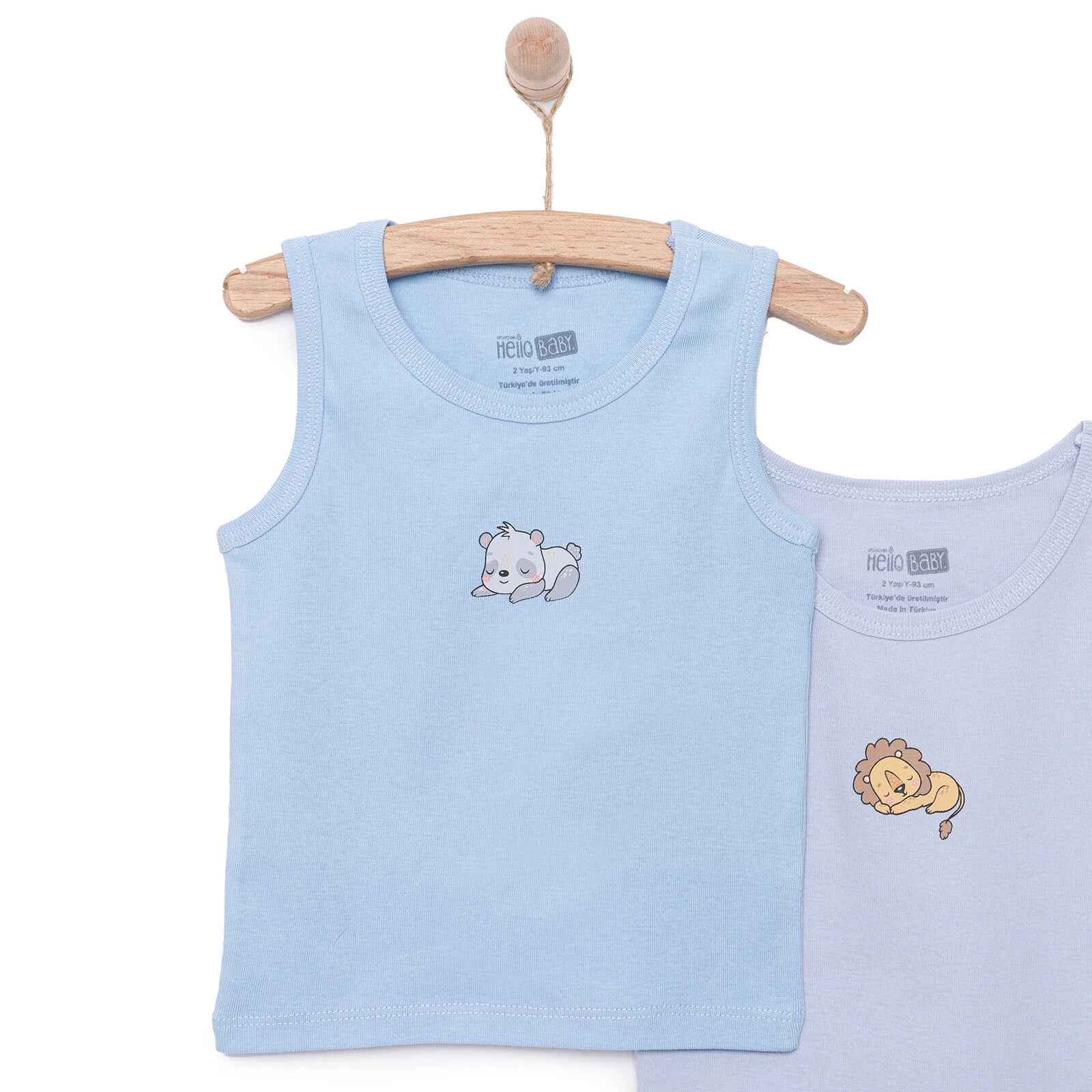 HelloBaby 2 Pcs Athlete - Light Blue - Image 3