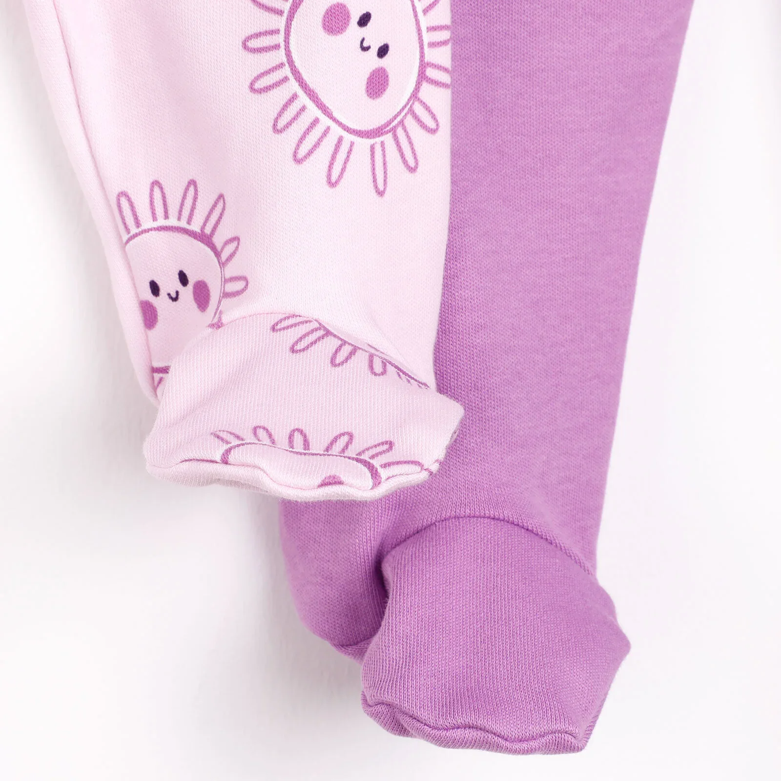 HelloBaby 2 Piece Footed Bottom - Purple - Image 5