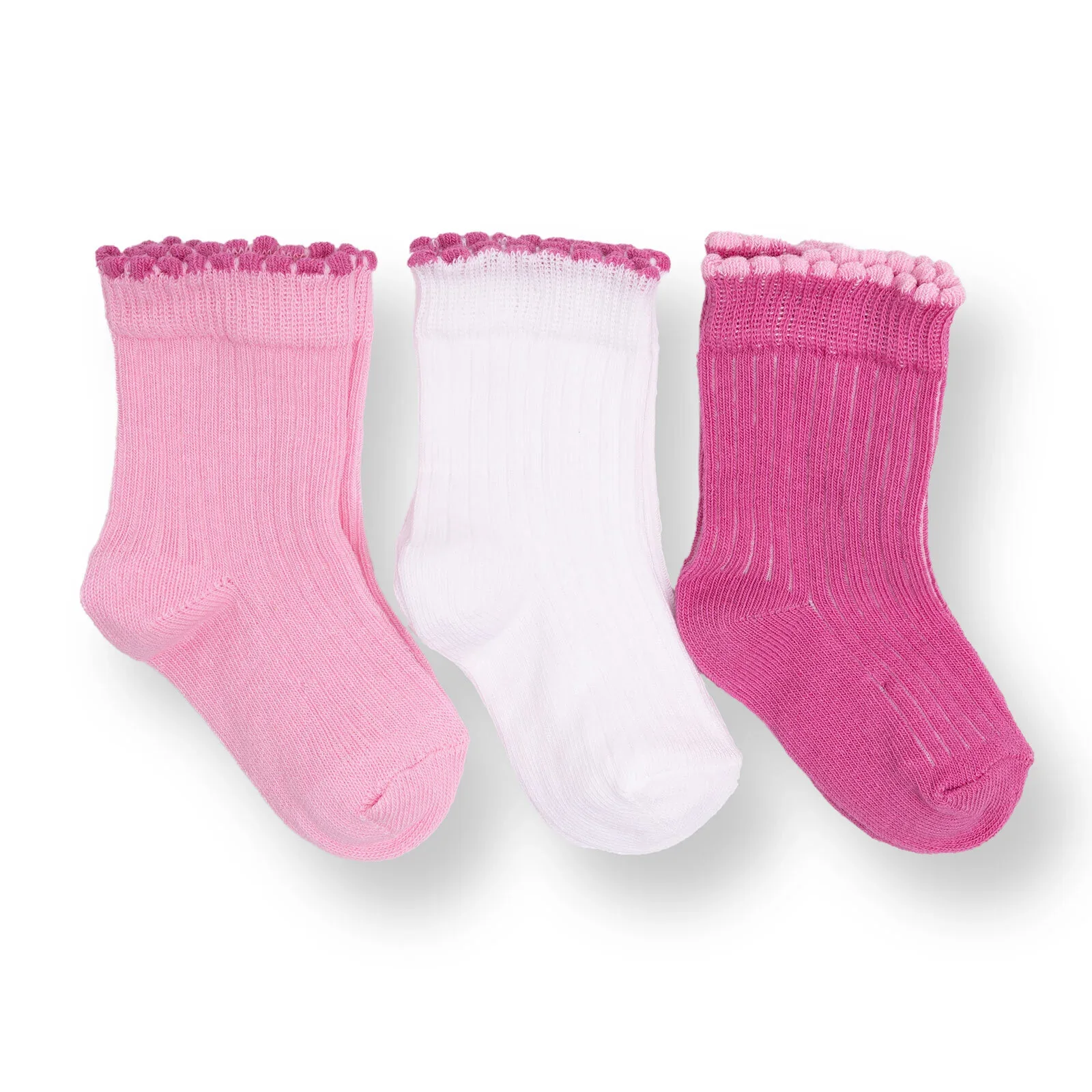 HelloBaby Ankle Socks 3 pcs - Pink - Image 2
