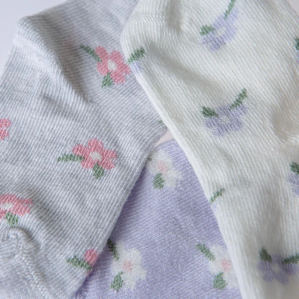 HelloBaby Ankle Socks 3 pcs - Lilac - Image 7