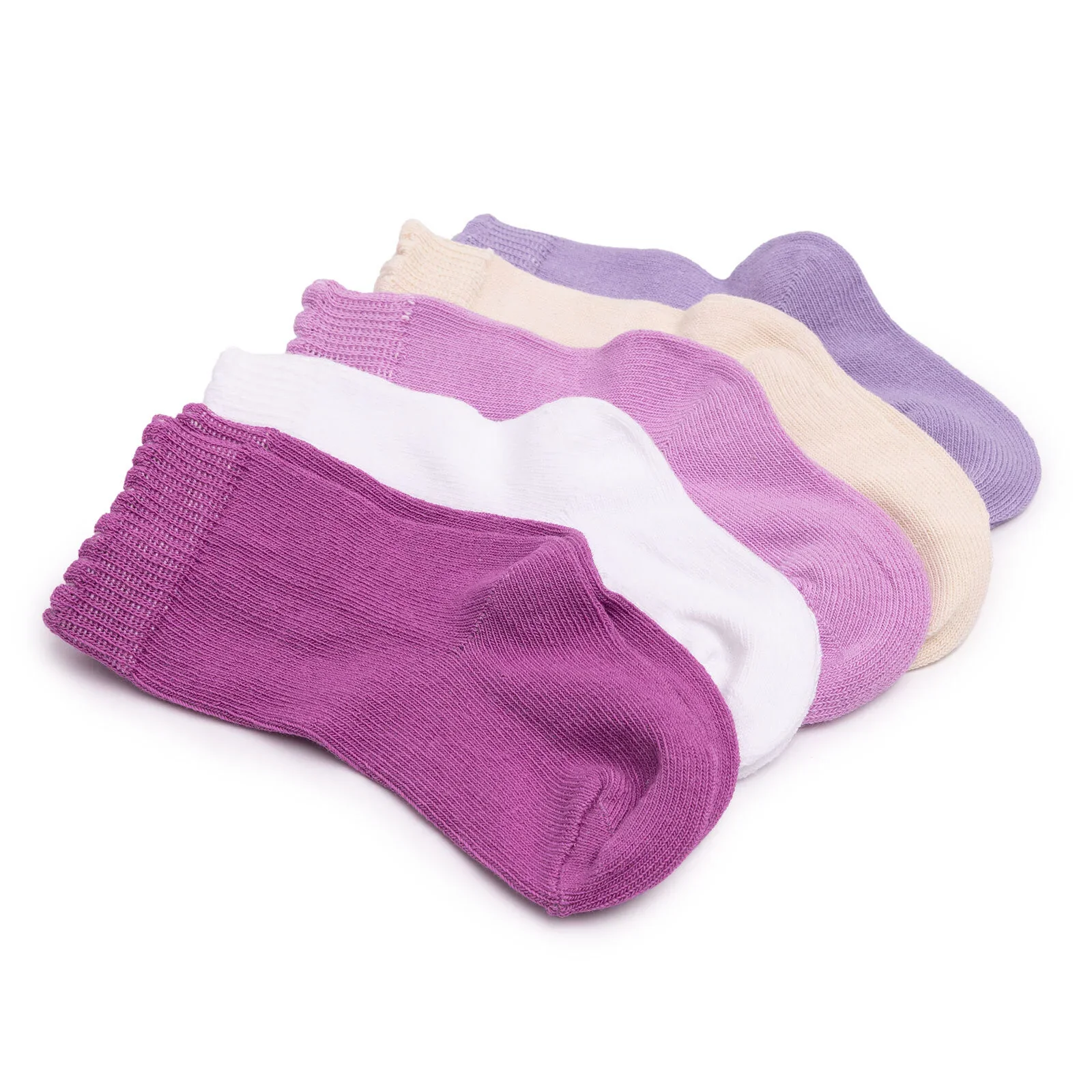HelloBaby Ankle Socks 5 pcs - Lilac - Image 5