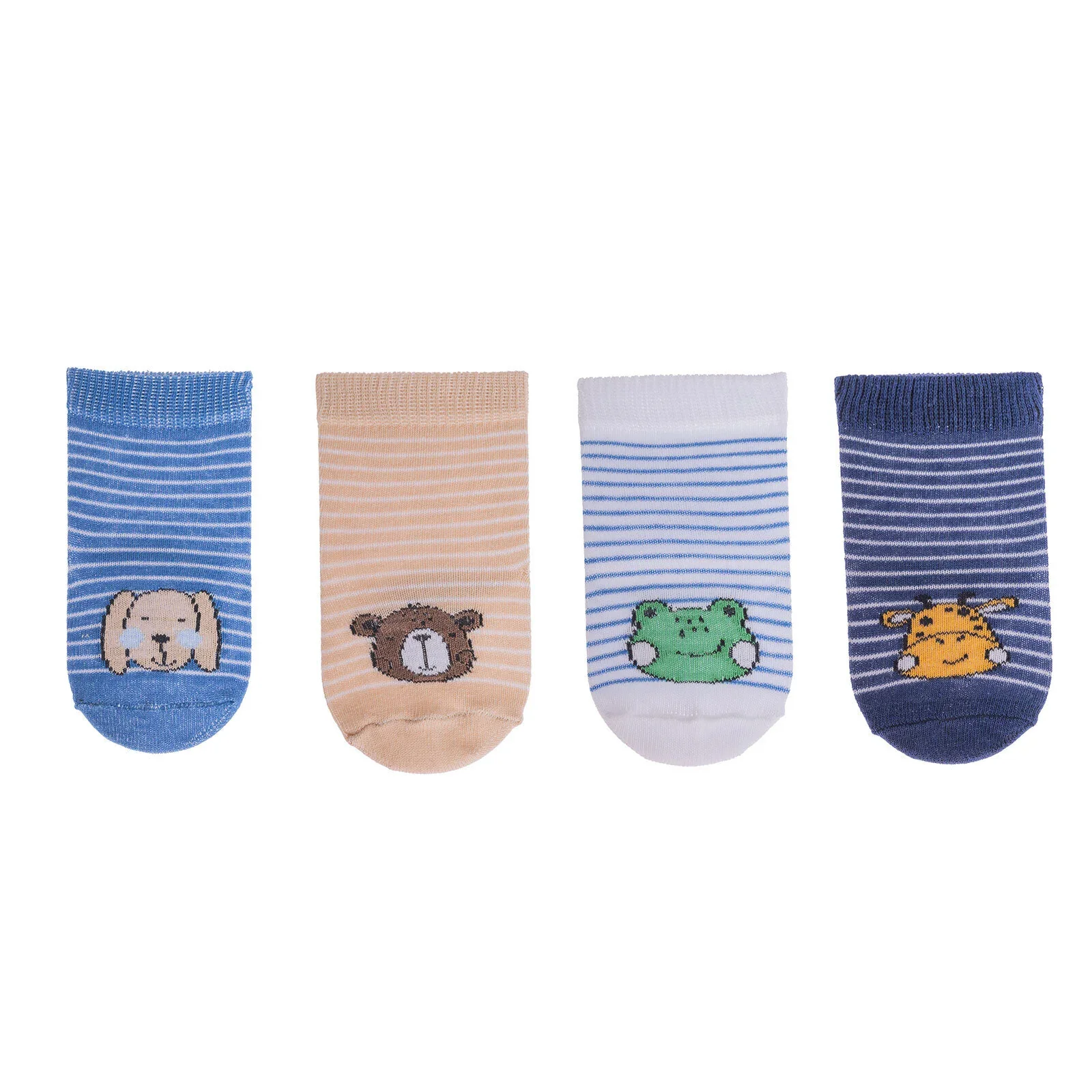 HelloBaby Ankle Socks 5 pcs - Blue Printed - Image 2