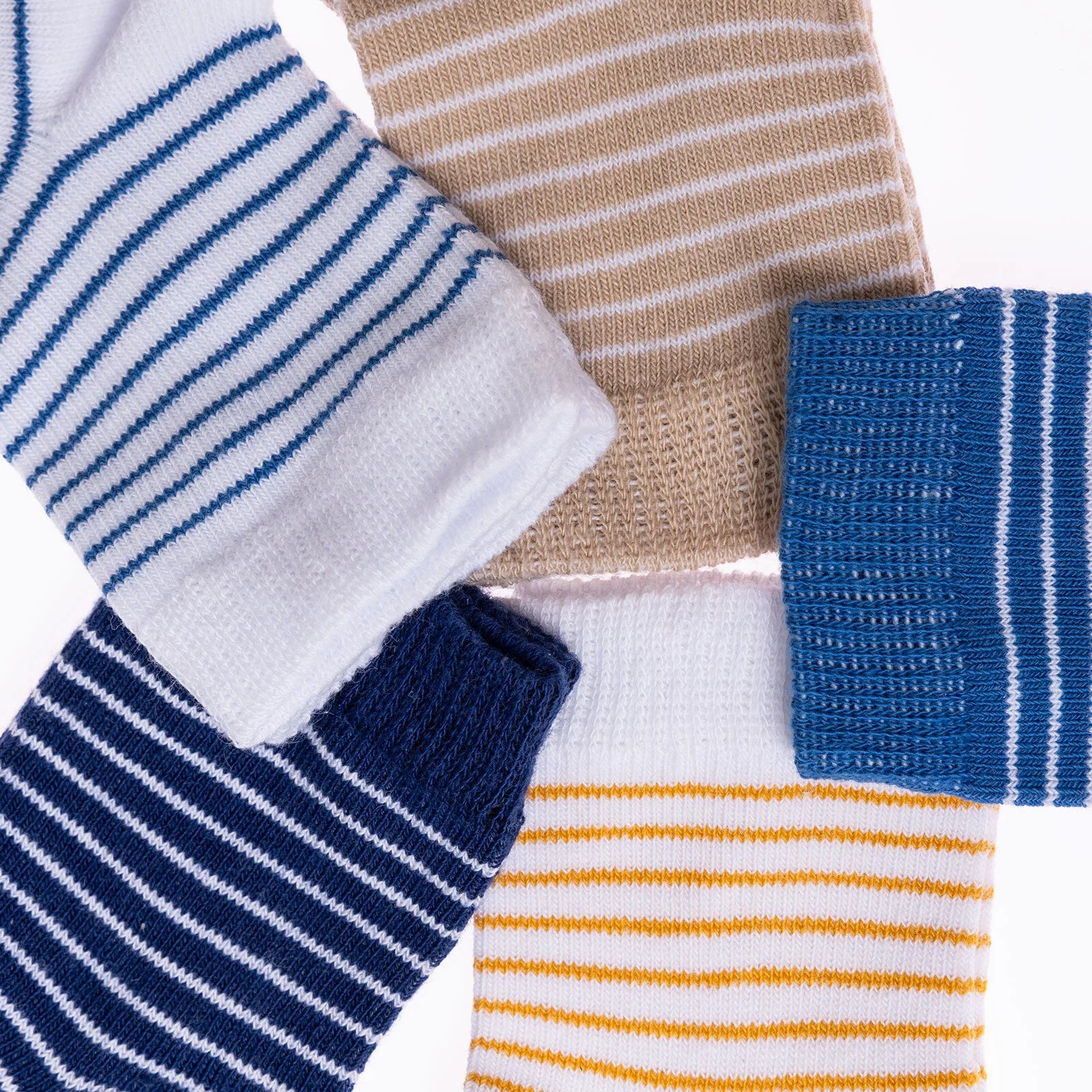 HelloBaby Ankle Socks 5 pcs - Blue Printed - Image 5