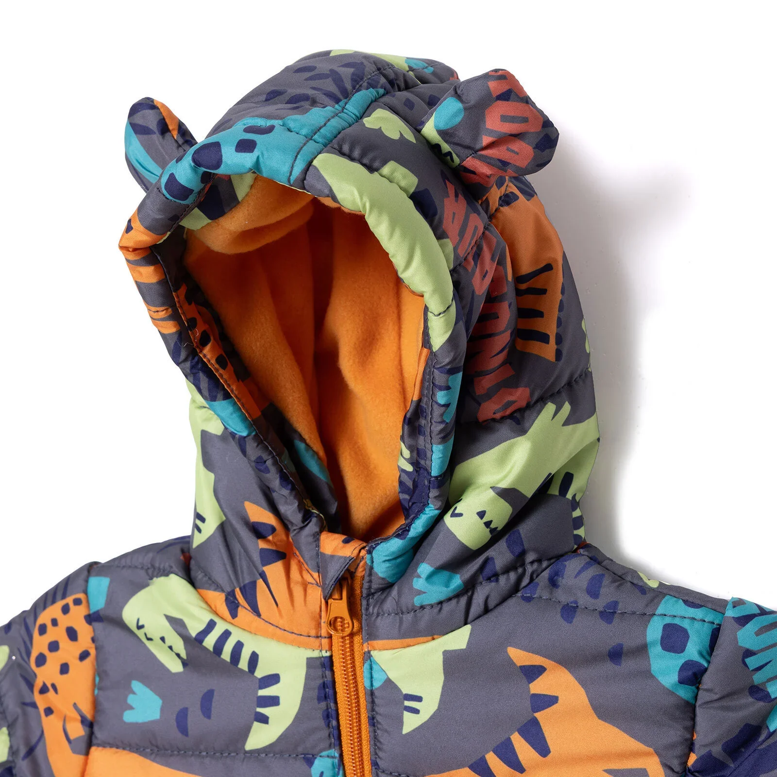 HelloBaby Baby Boy Dinosaur Printed Coat - Printed - Image 3