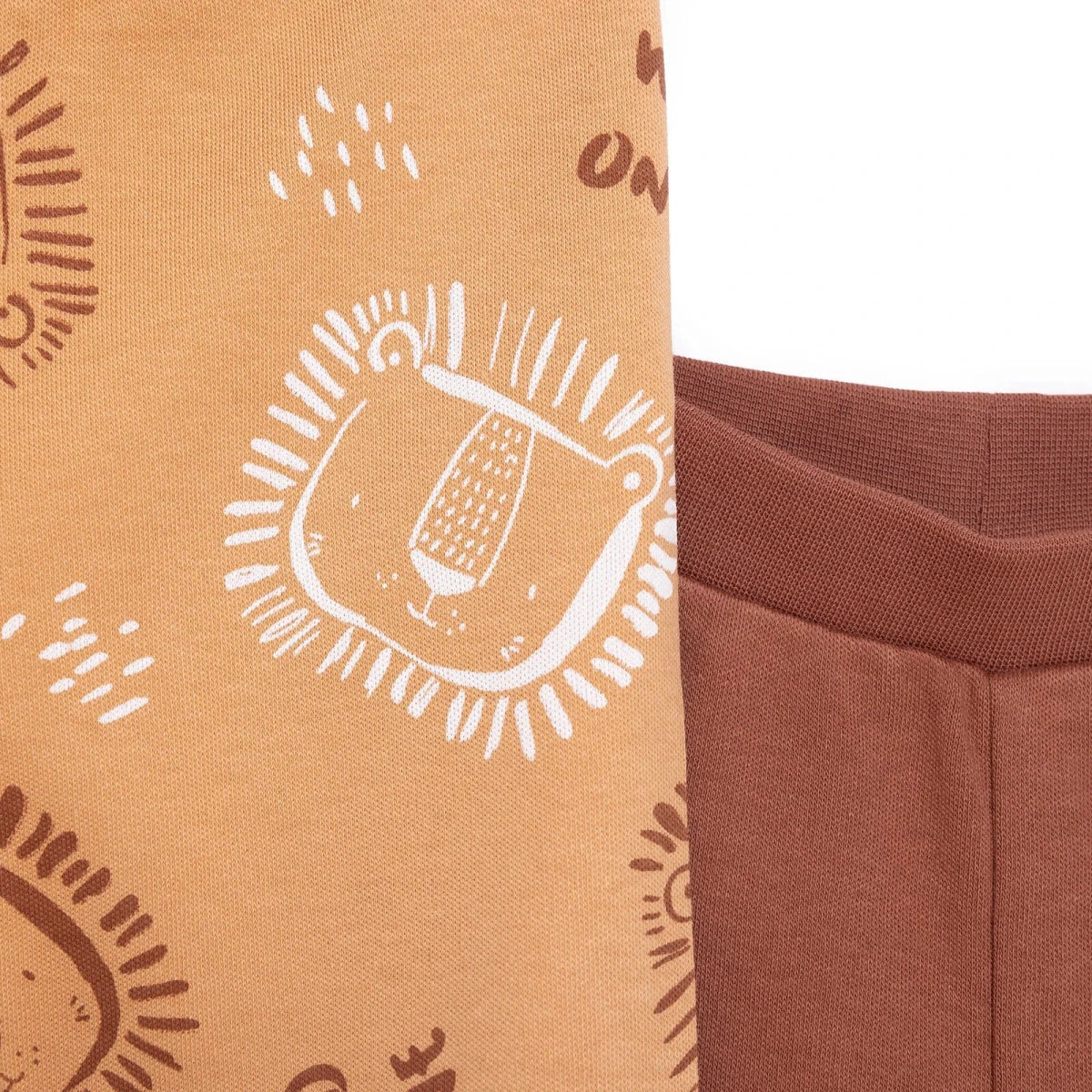 HelloBaby Baby Boy Footed Bottom - Brown - Image 4