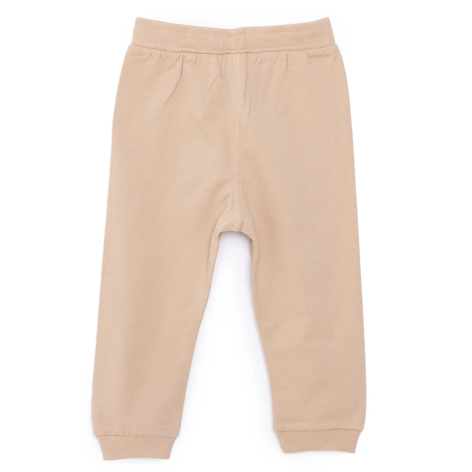 HelloBaby Baby Boy Joggers - Beige - Image 2