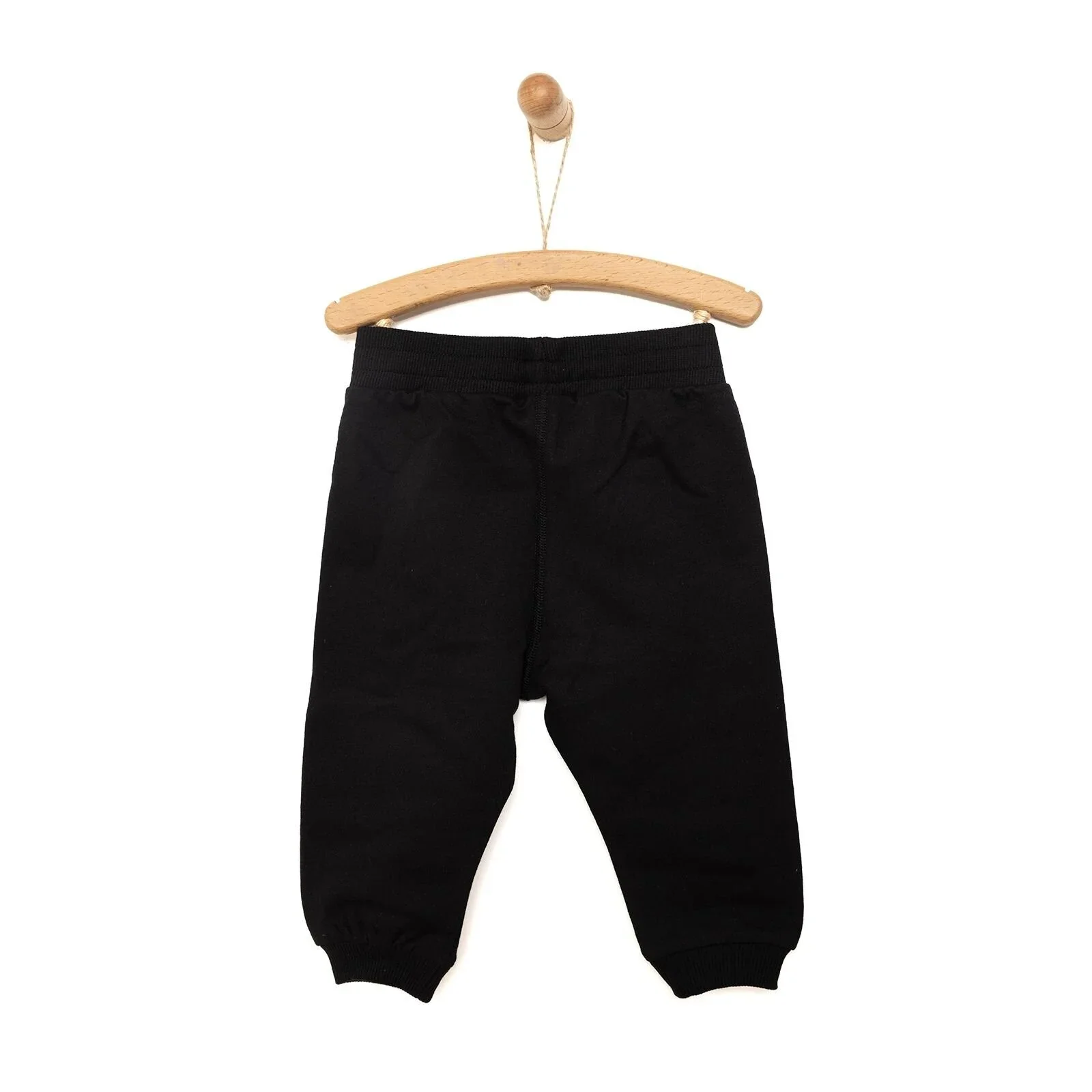 HelloBaby Baby Boy Joggers - Black - Image 2