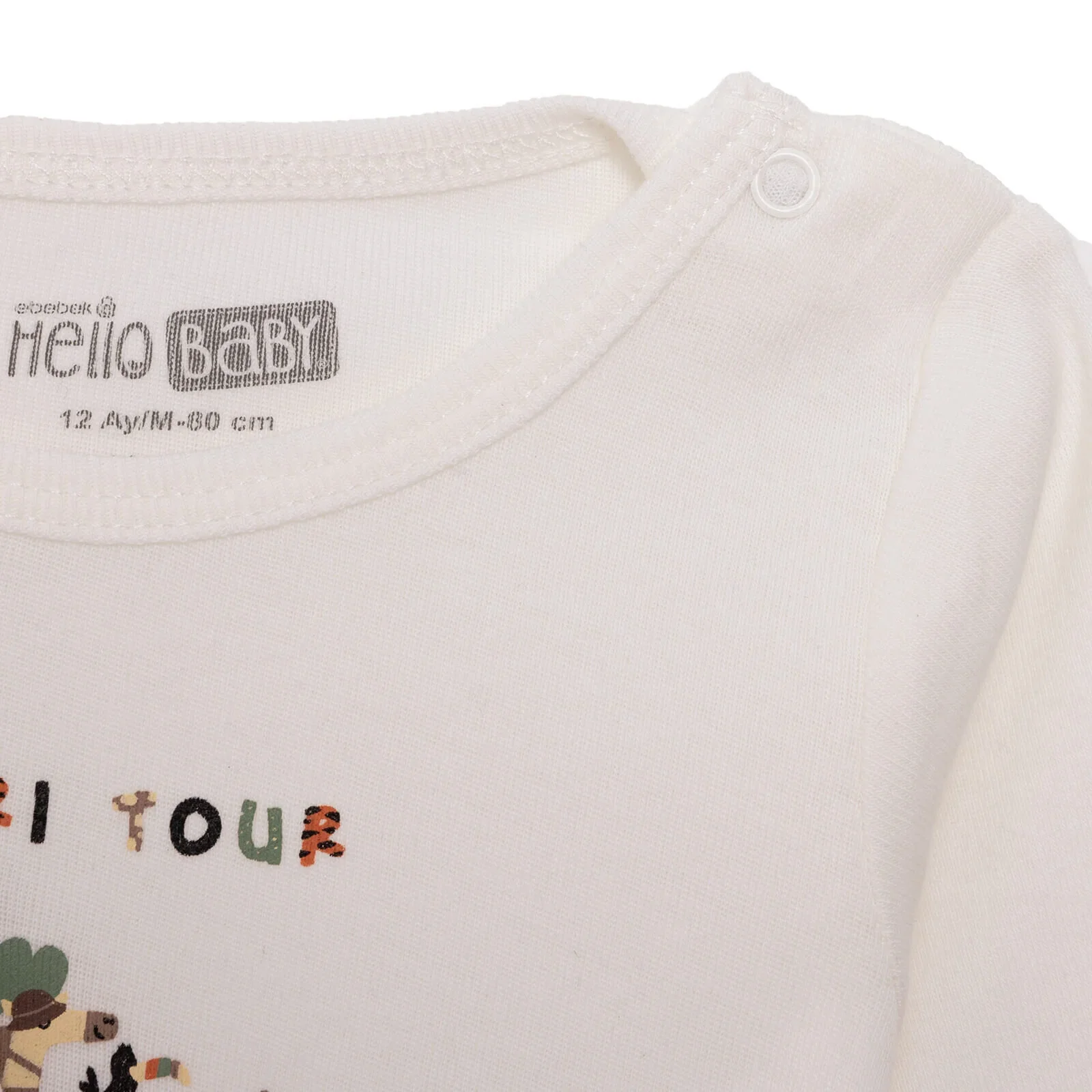 HelloBaby Baby Boy Long Sleeve Body 2 pcs - Beige - Image 5