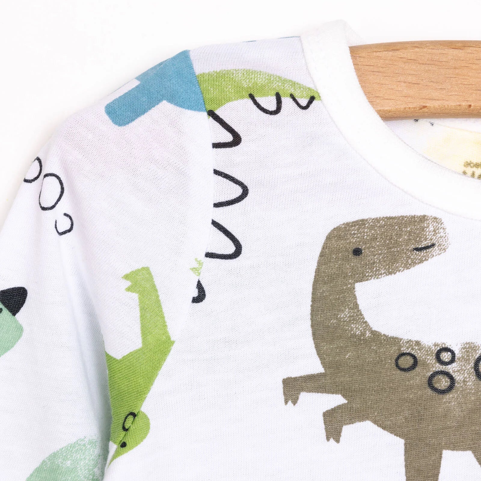HelloBaby Baby Boy Long Sleeve Pyjamas Set - White - Image 4
