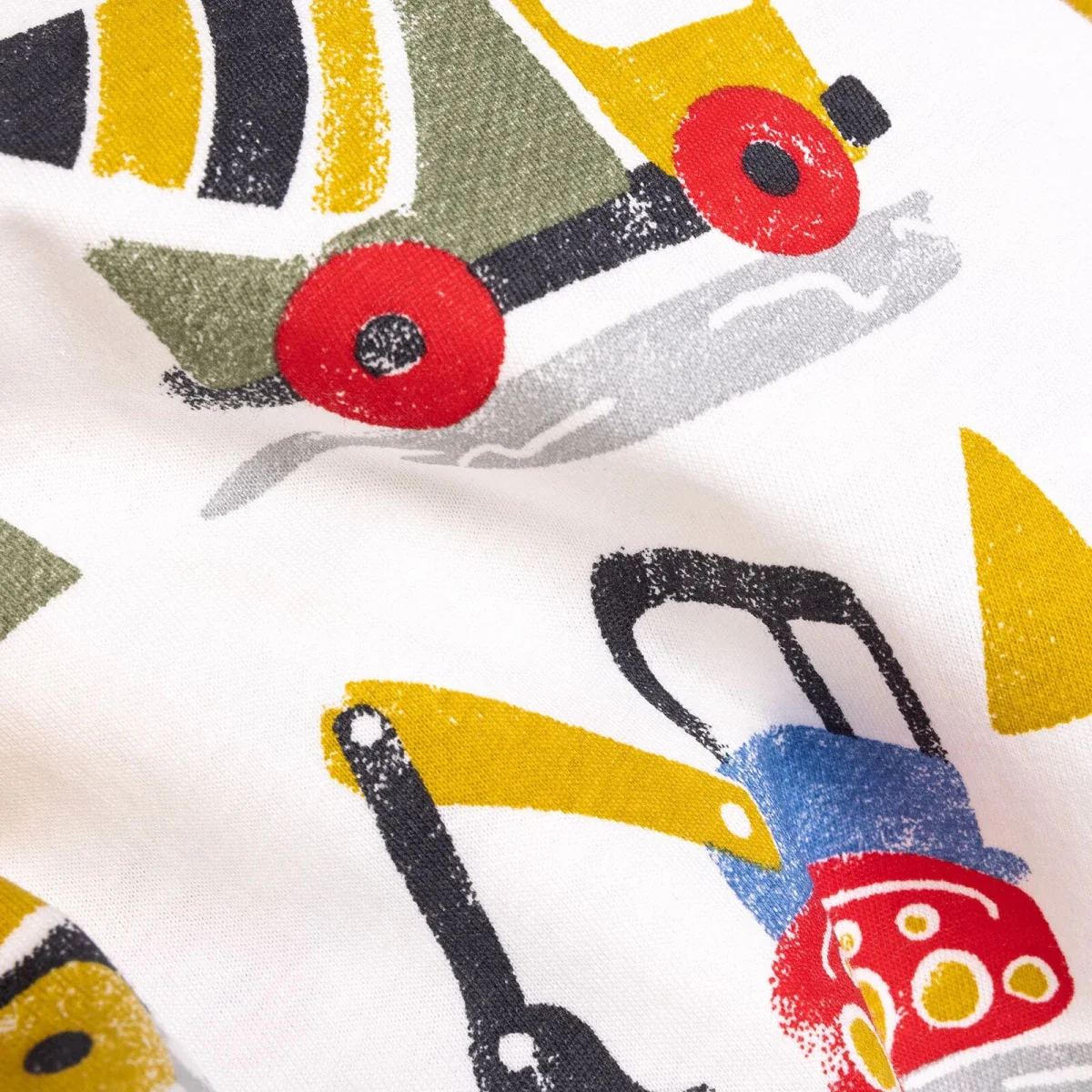 HelloBaby Baby Boy Long Sleeve Pyjamas Set - Ecru - Image 6