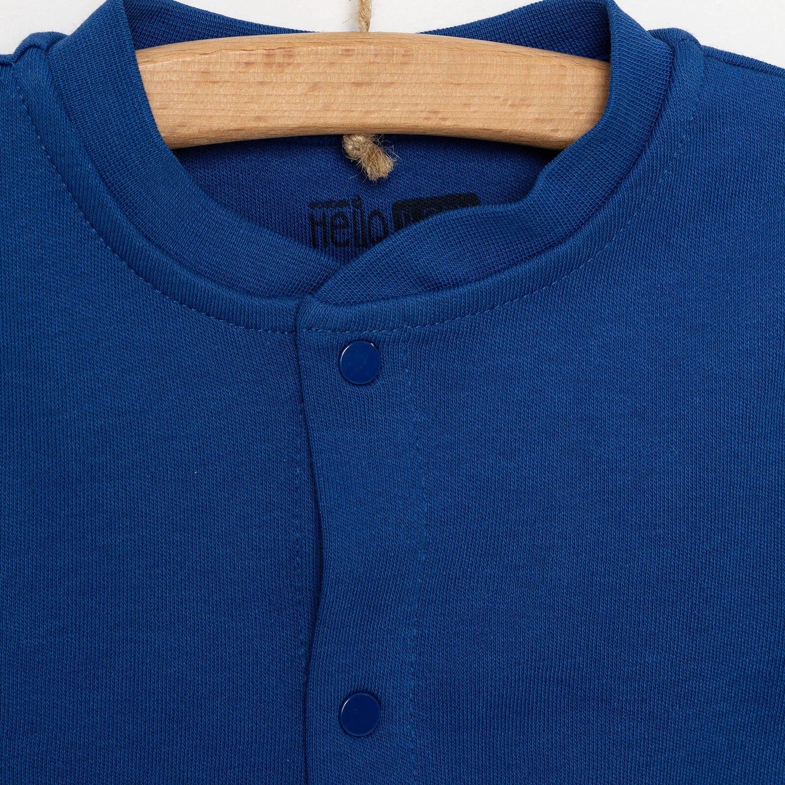HelloBaby Baby Boy Ribbed Cardigan - Navy Blue - Image 3
