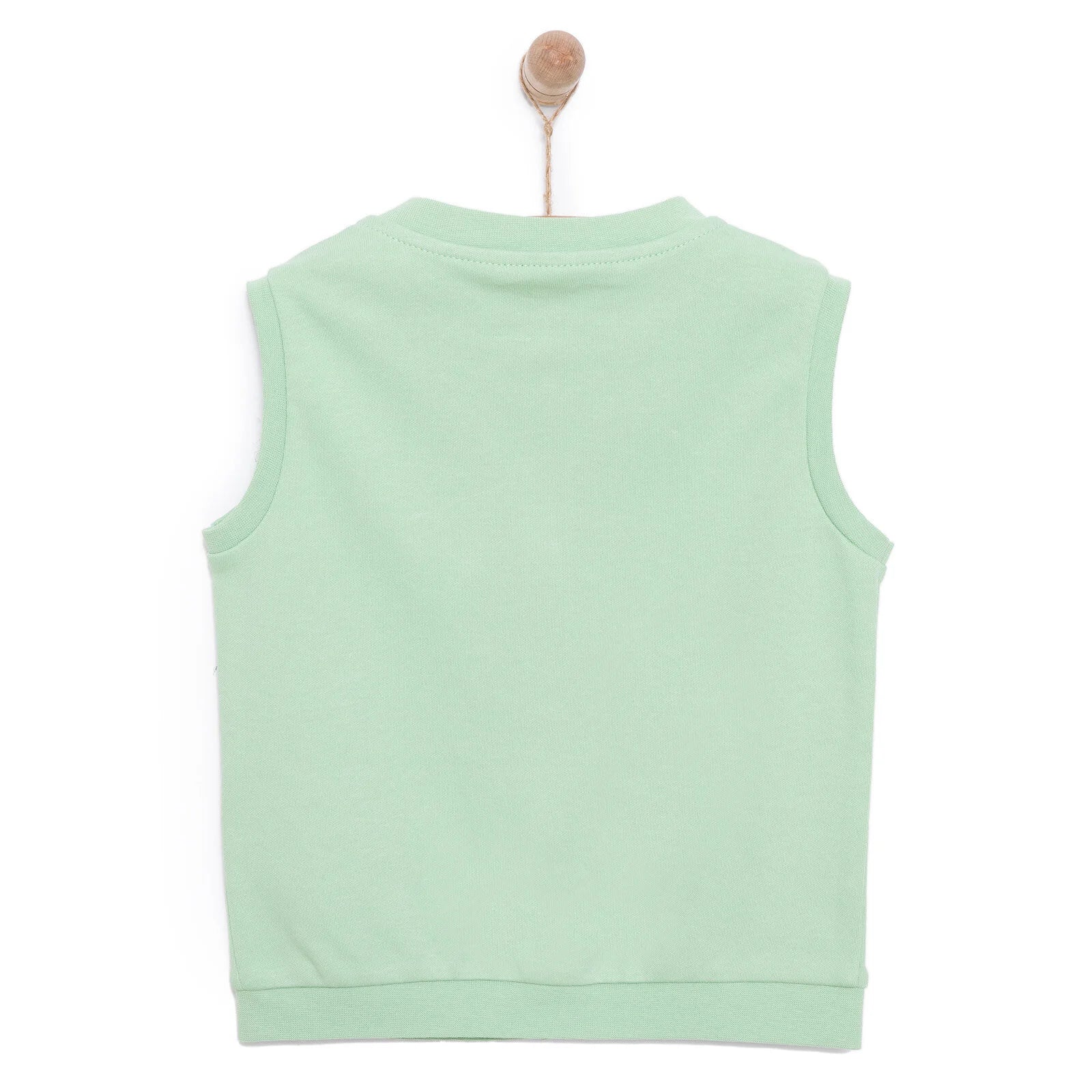 HelloBaby Baby Boy Ribbed Cardigan - Green - Image 2