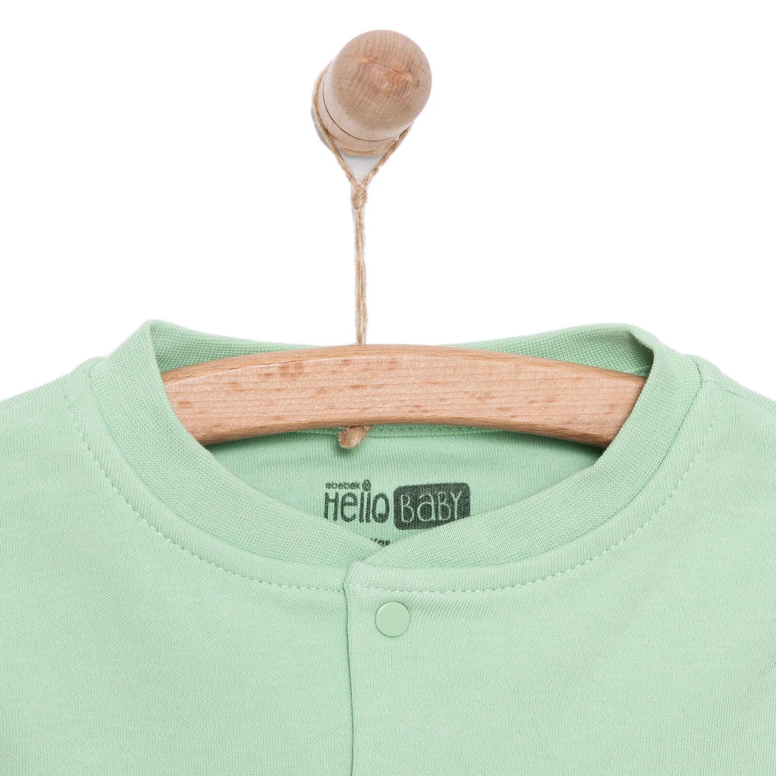 HelloBaby Baby Boy Ribbed Cardigan - Green - Image 3