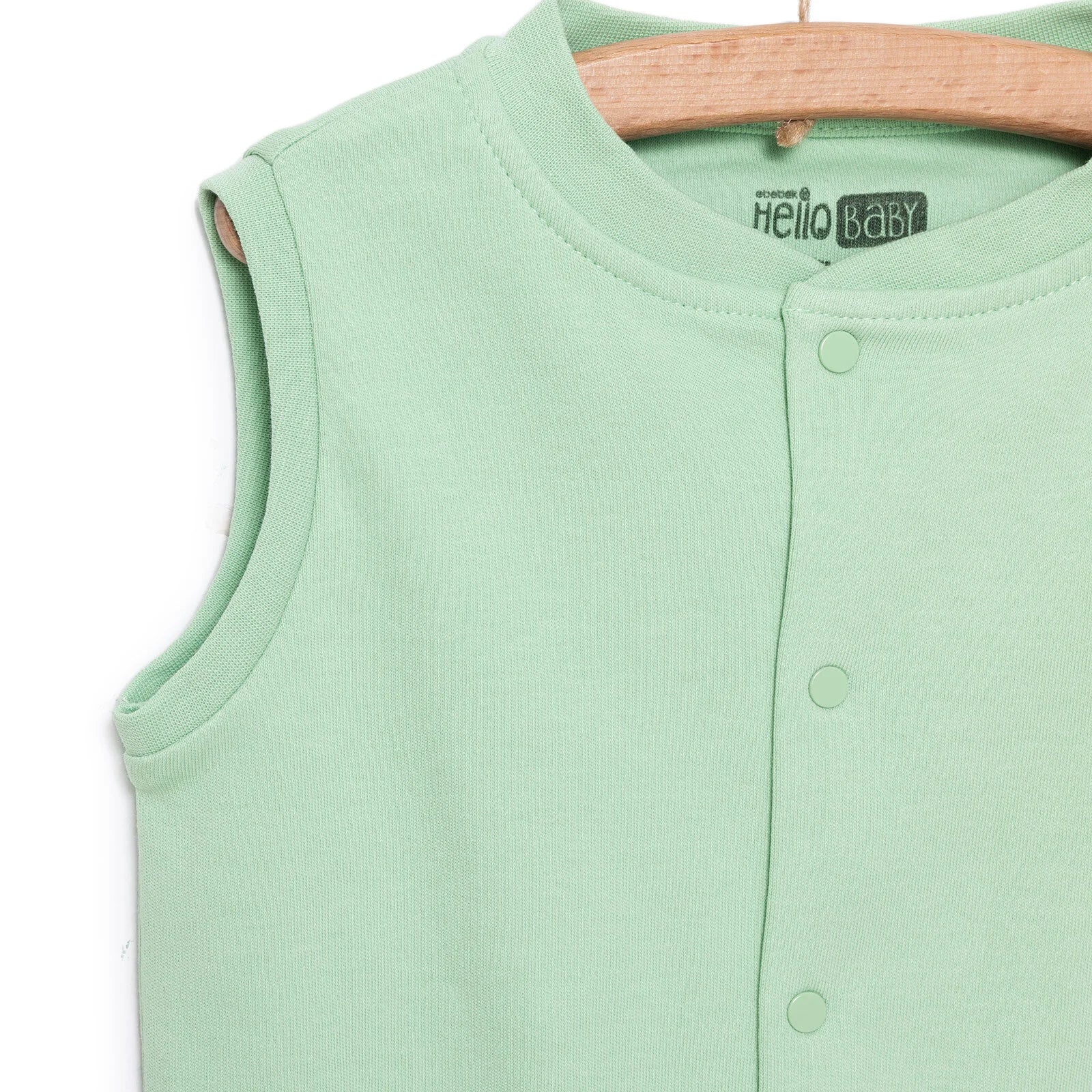 HelloBaby Baby Boy Ribbed Cardigan - Green - Image 4