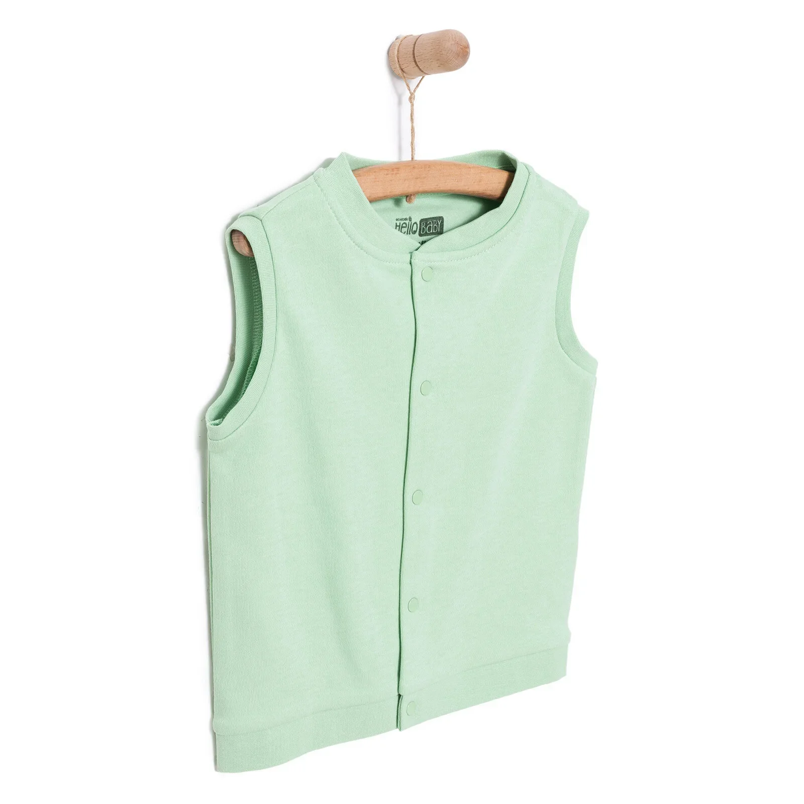 HelloBaby Baby Boy Ribbed Cardigan - Green - Image 6