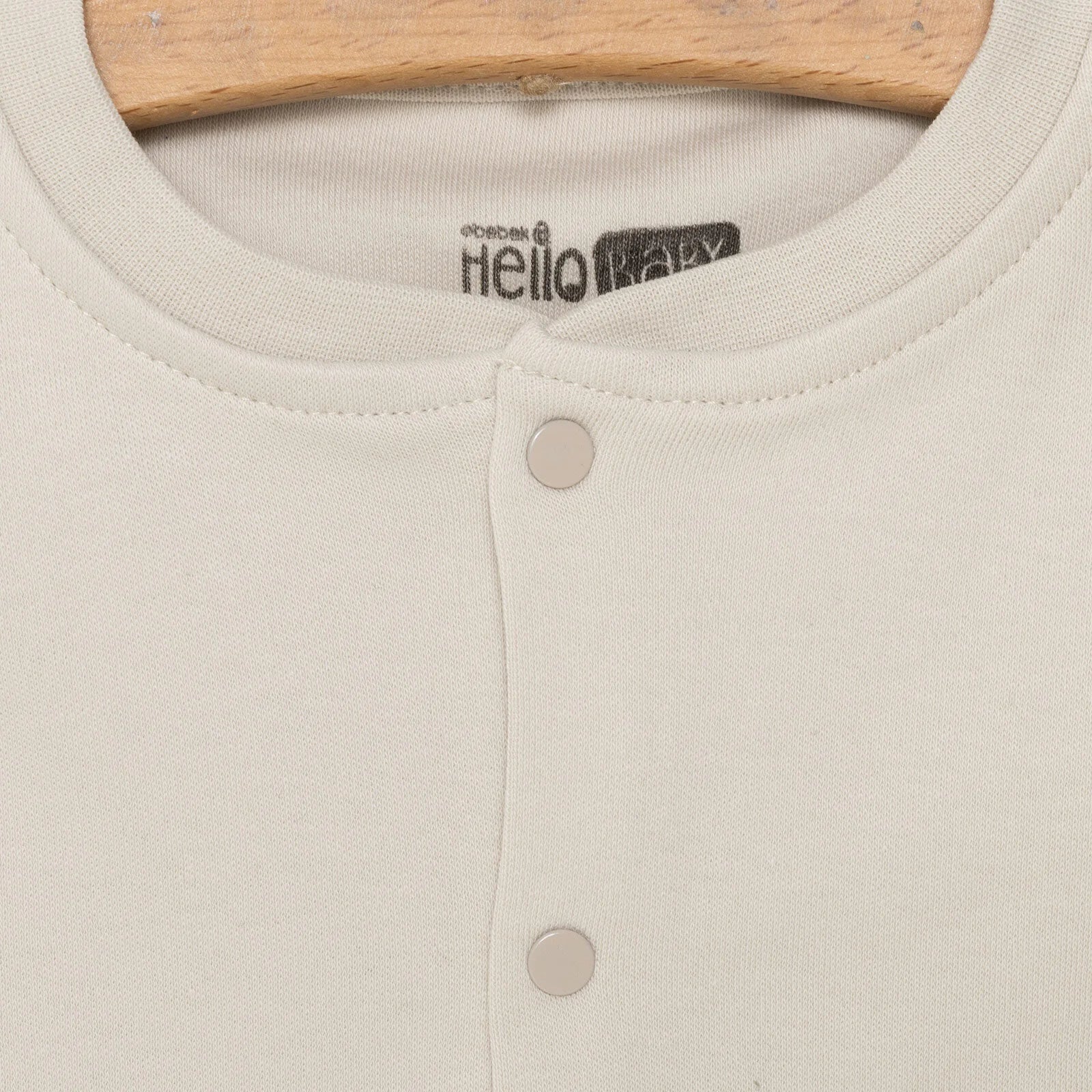 HelloBaby Baby Boy Ribbed Cardigan - Beige - Image 5