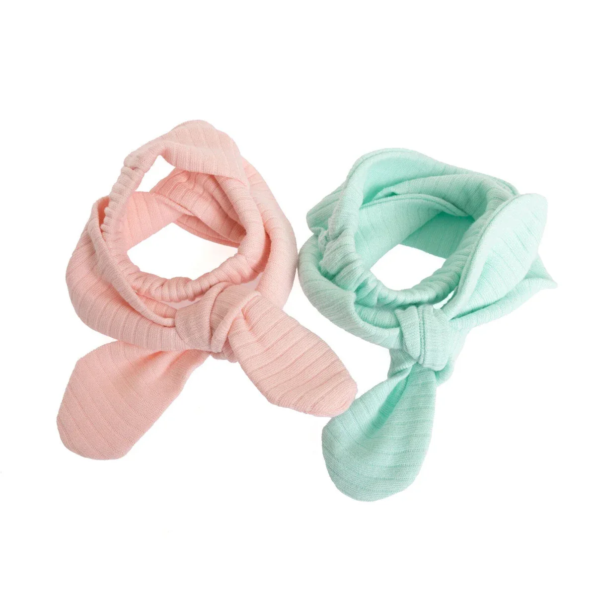 HelloBaby Baby Girl 2 Pcs  Hair Bands - Light Pink - Image 2