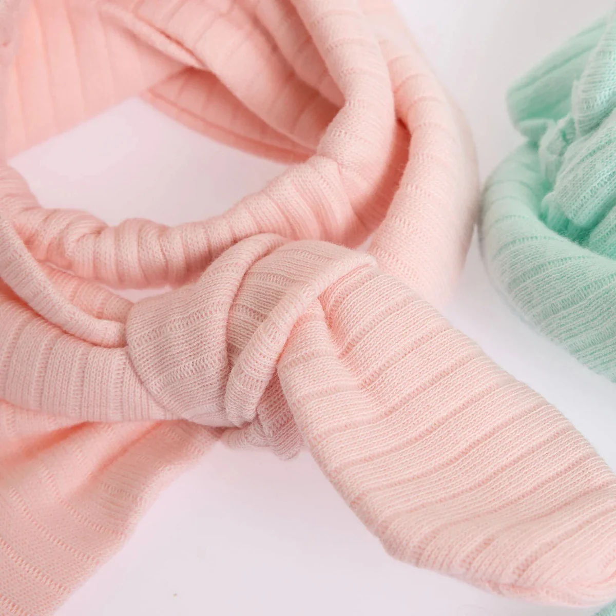 HelloBaby Baby Girl 2 Pcs  Hair Bands - Light Pink - Image 3