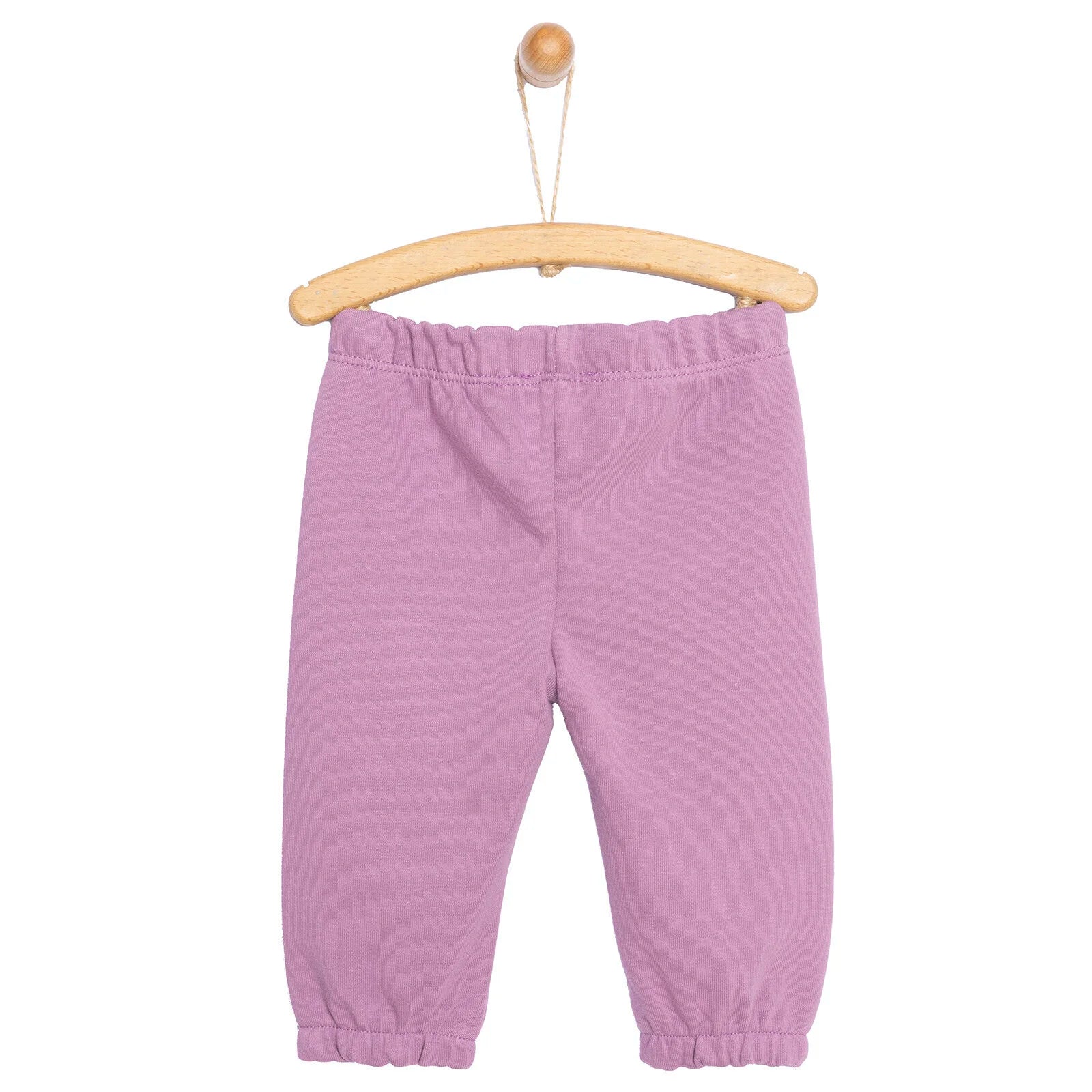HelloBaby Baby Girl Basic Joggers - Purple - Image 2