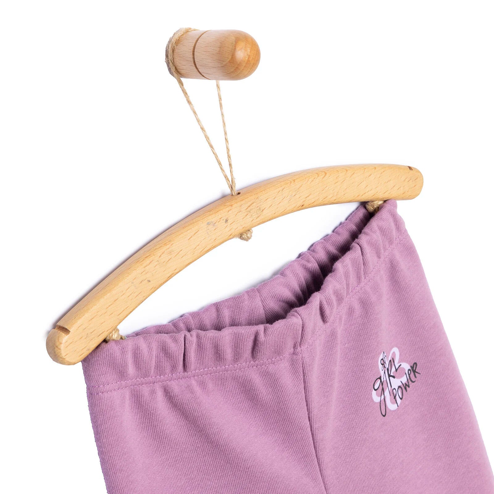 HelloBaby Baby Girl Basic Joggers - Purple - Image 3