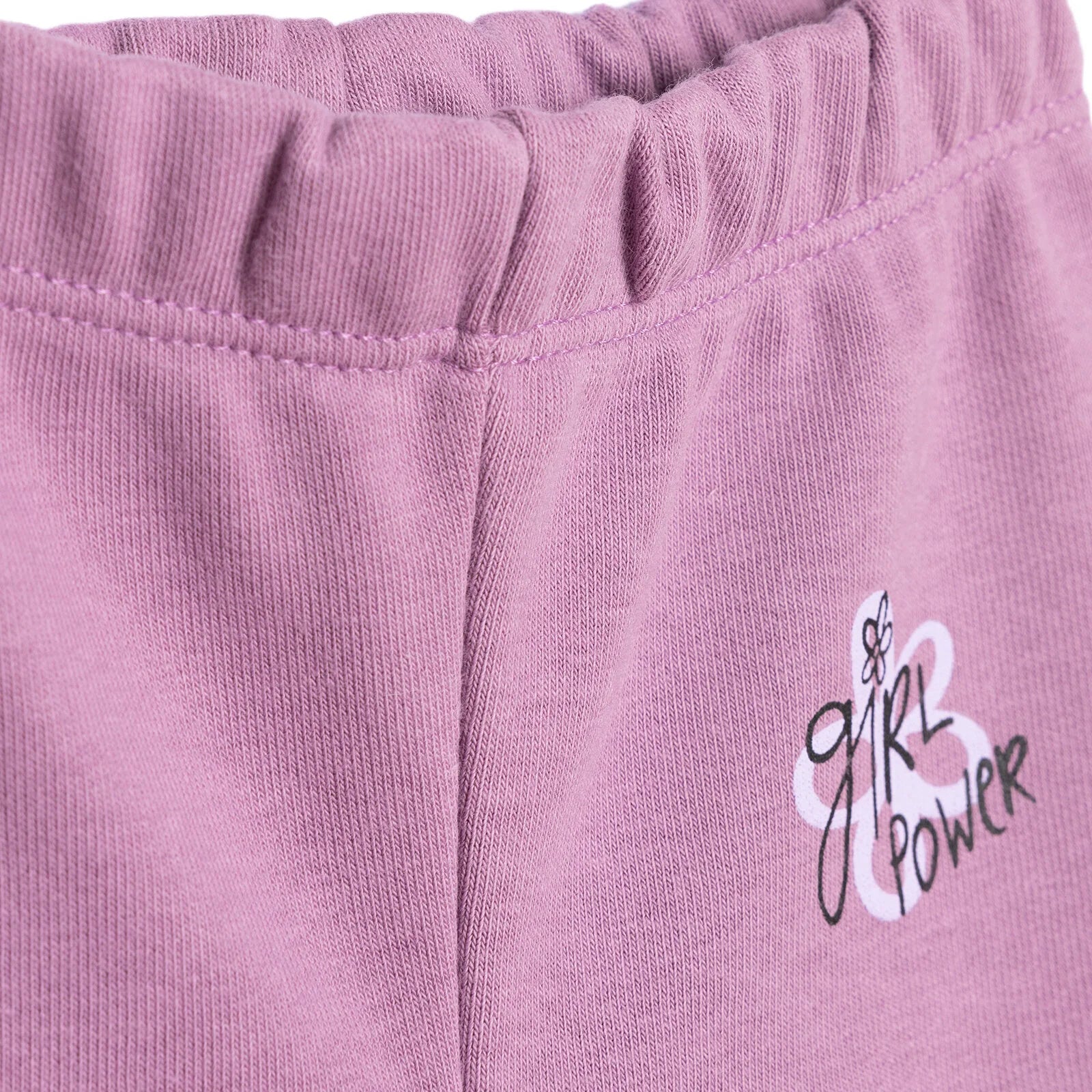 HelloBaby Baby Girl Basic Joggers - Purple - Image 4