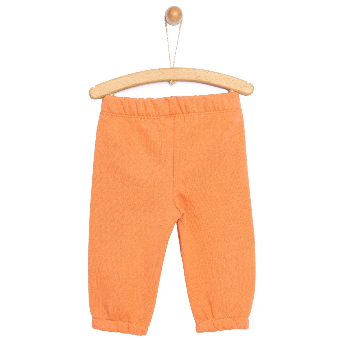 HelloBaby Baby Girl Basic Joggers - Orange - Image 2