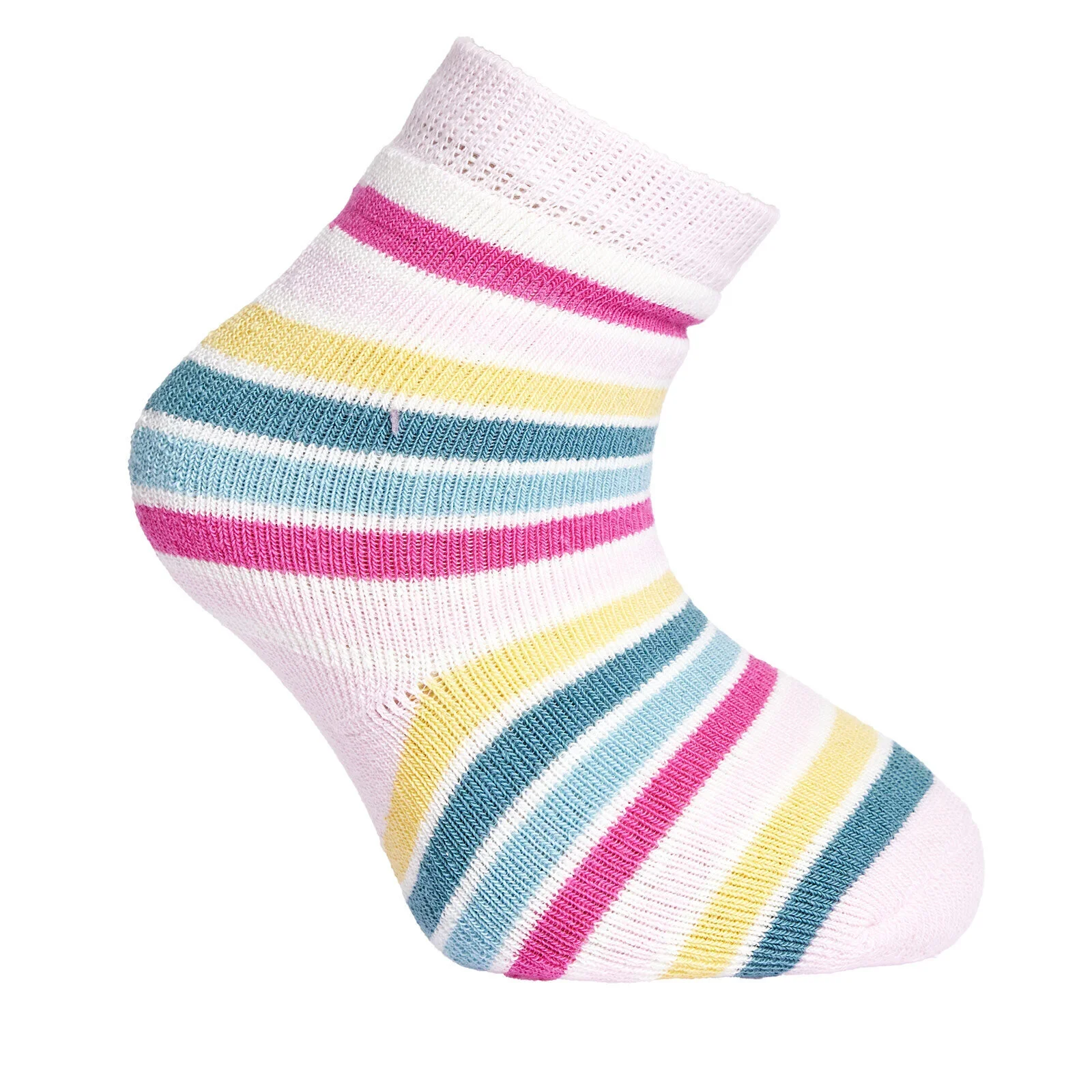 HelloBaby Baby Girl Chenille Socks 3 Pcs - Light Pink - Image 3
