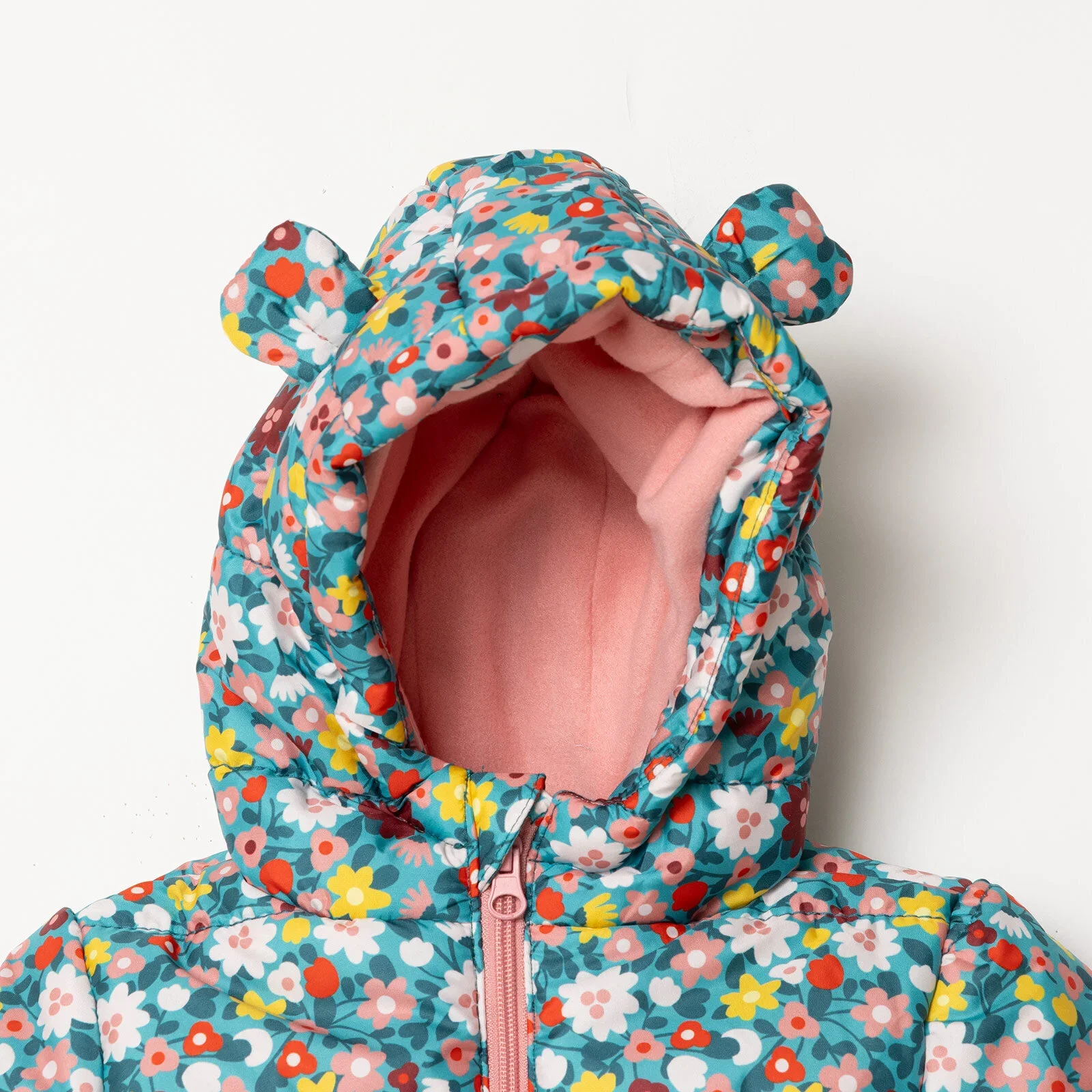 HelloBaby Baby Girl Floral Printed Coat - Printed - Image 3