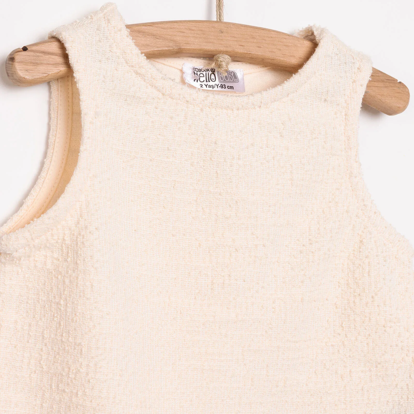 HelloBaby  Baby Girl Jogger - Ecru - Image 3