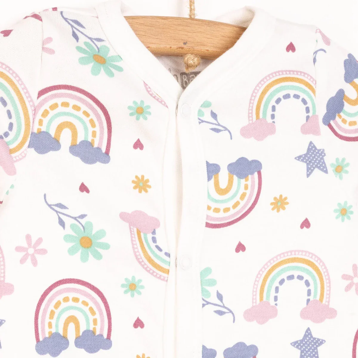HelloBaby Baby Girl Jumpsuit-Body-Hat - Ecru - Image 3