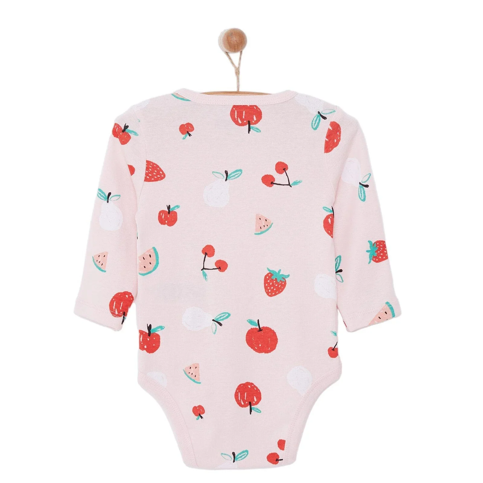 HelloBaby Baby Girl Long Sleeve Body - Pink - Image 2