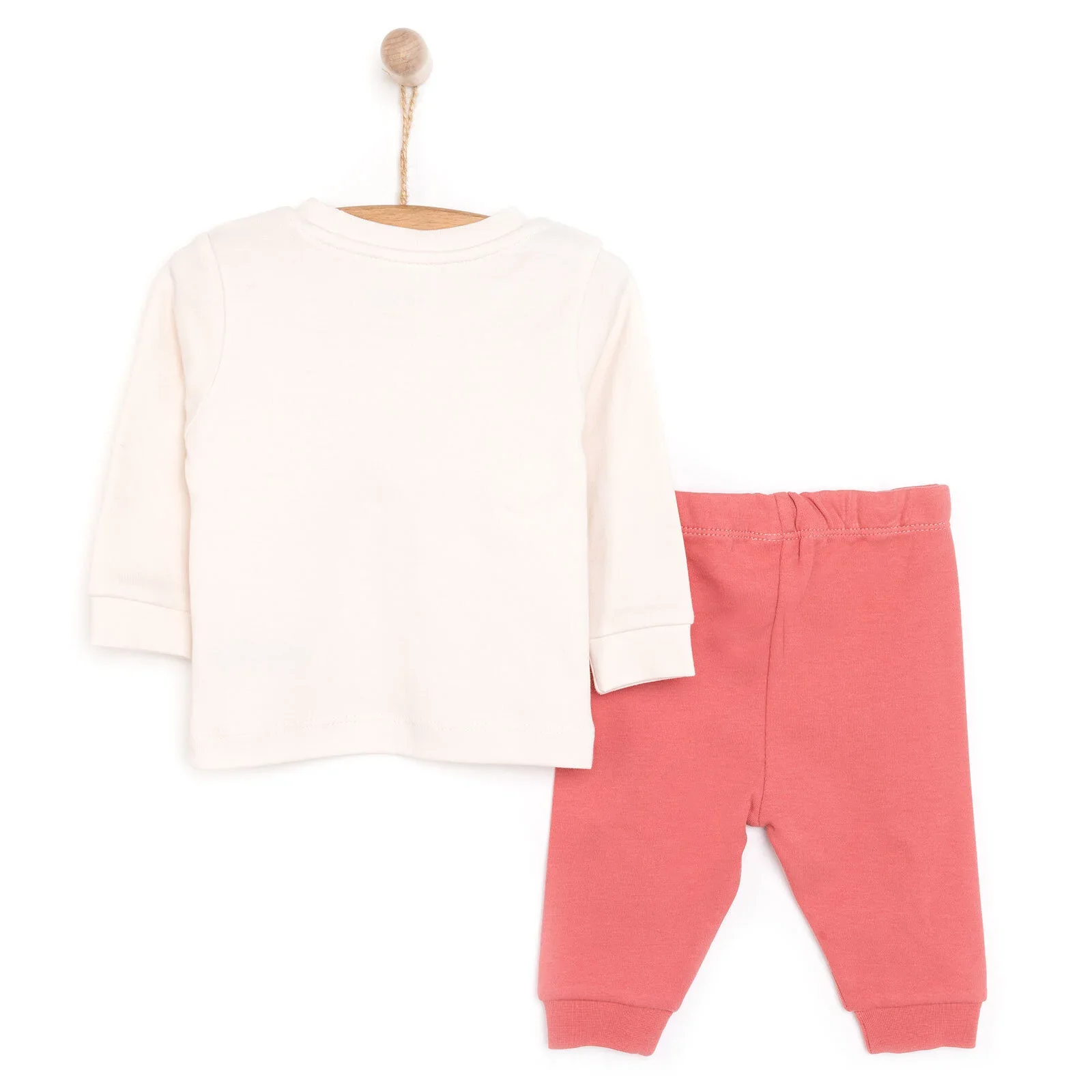 HelloBaby  Baby Girl  Long Sleeve Pyjamas Set - Ecru - Image 2