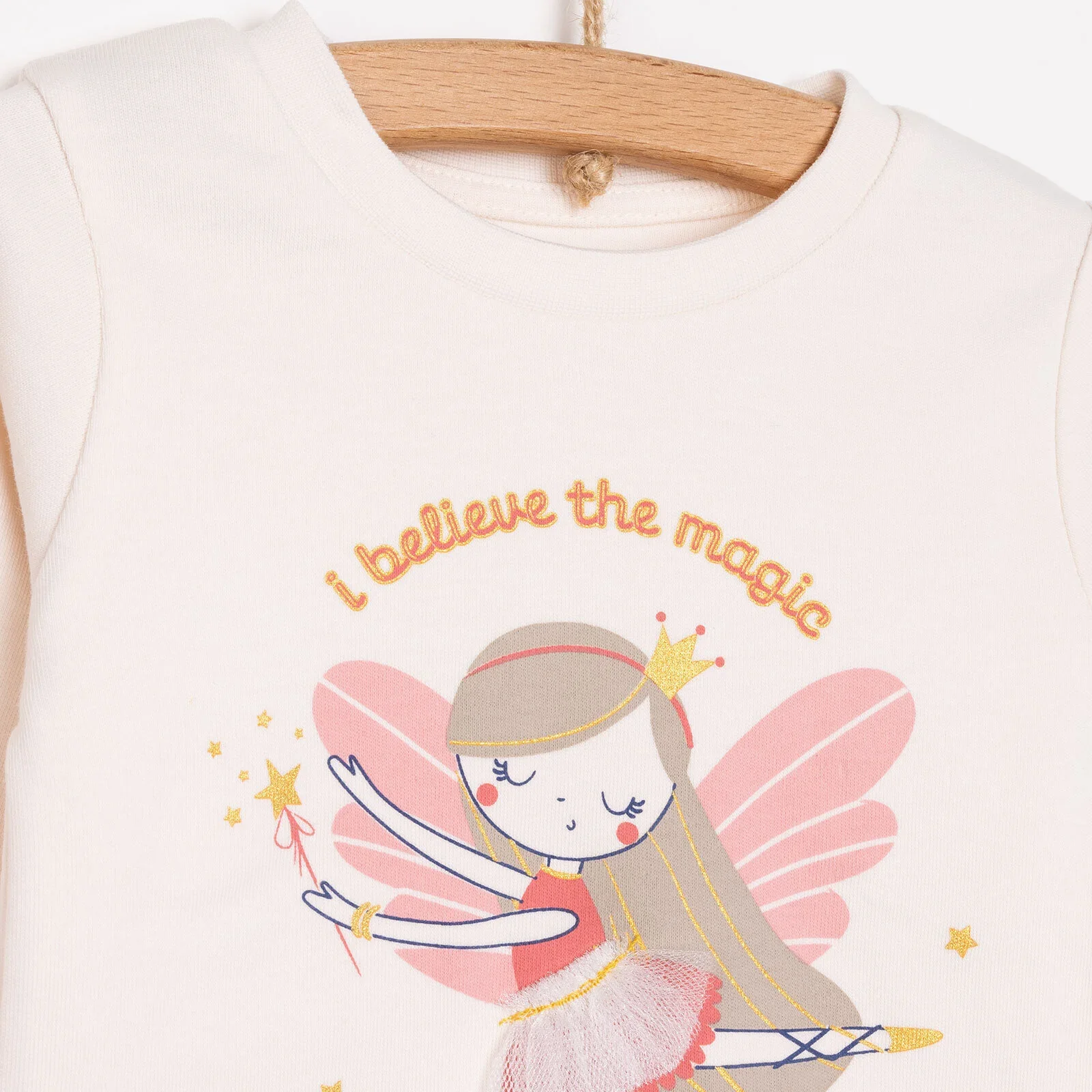 HelloBaby  Baby Girl  Long Sleeve Pyjamas Set - Ecru - Image 3