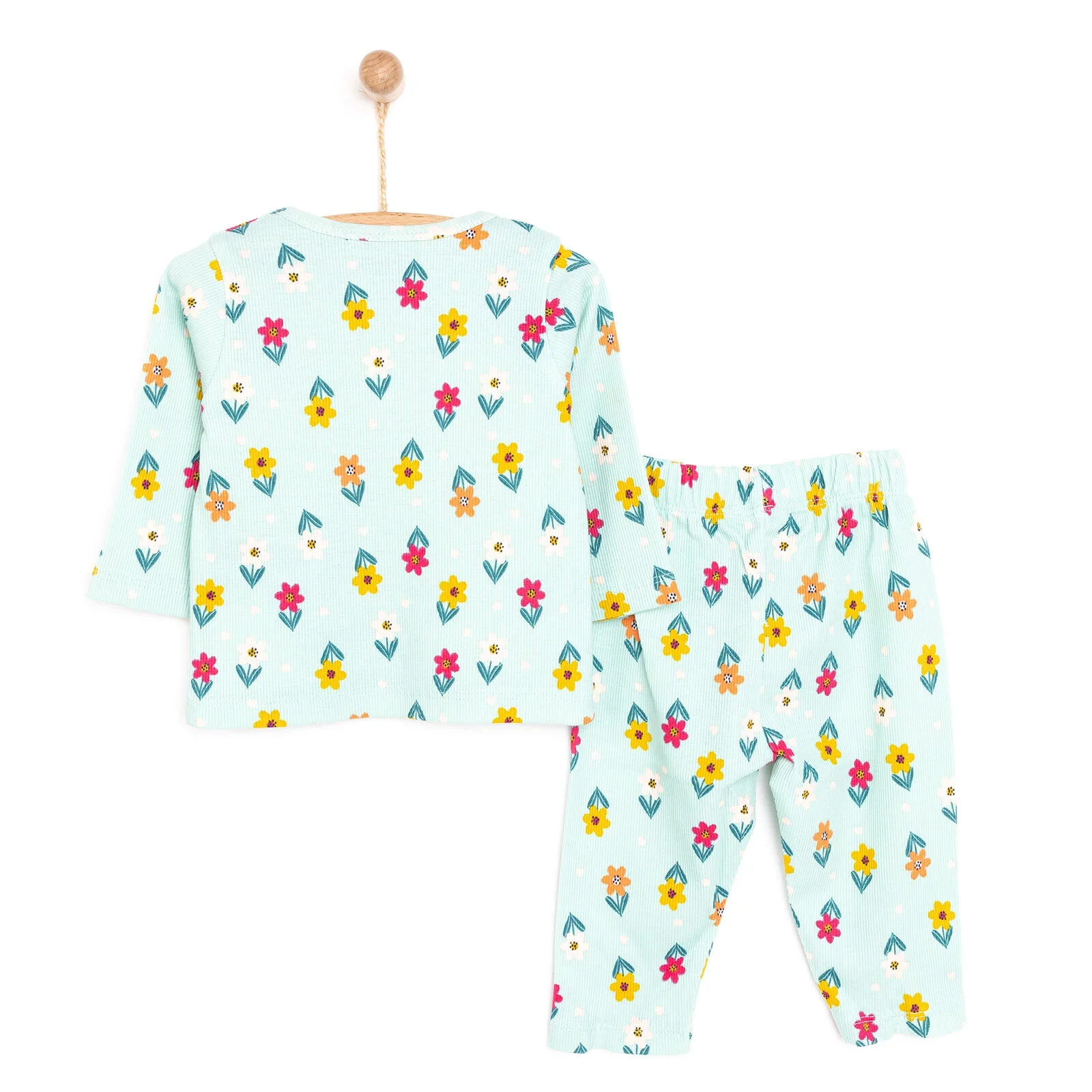 HelloBaby  Baby Girl Long Sleeve Pyjamas Set - Multicolour - Image 2