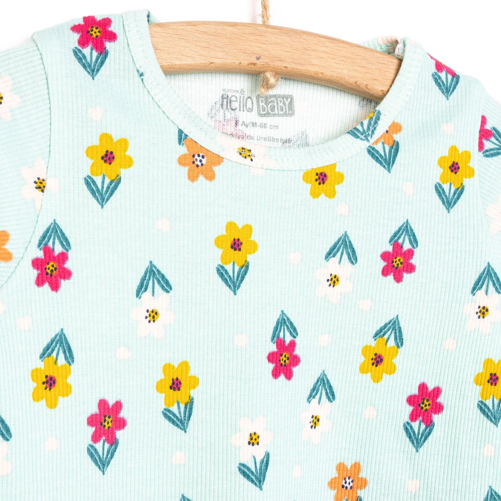 HelloBaby  Baby Girl Long Sleeve Pyjamas Set - Multicolour - Image 3