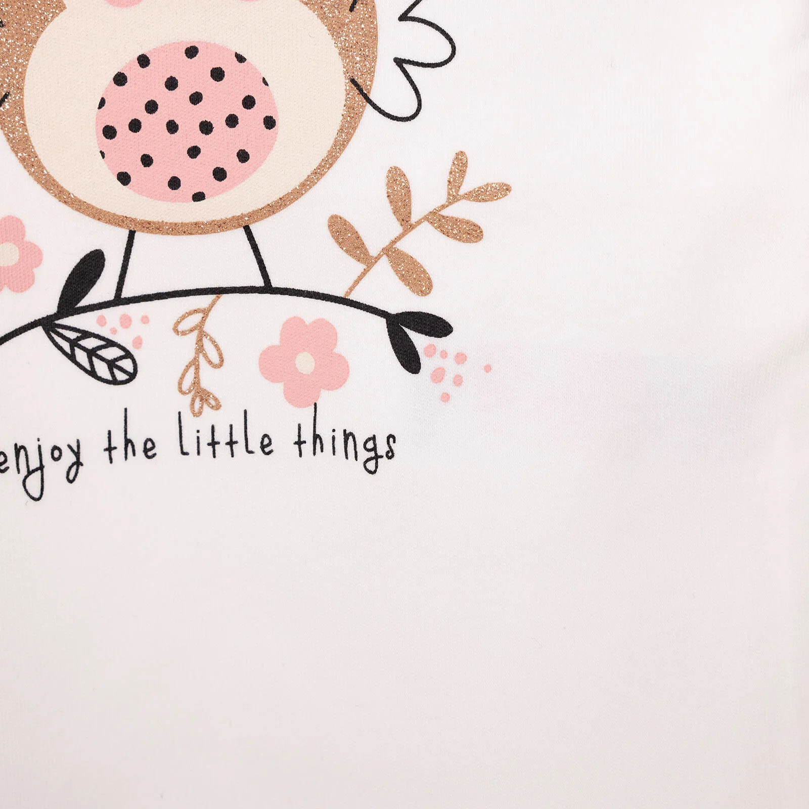 HelloBaby Baby Girl Long Sleeve T-shirt - Ecru - Image 8