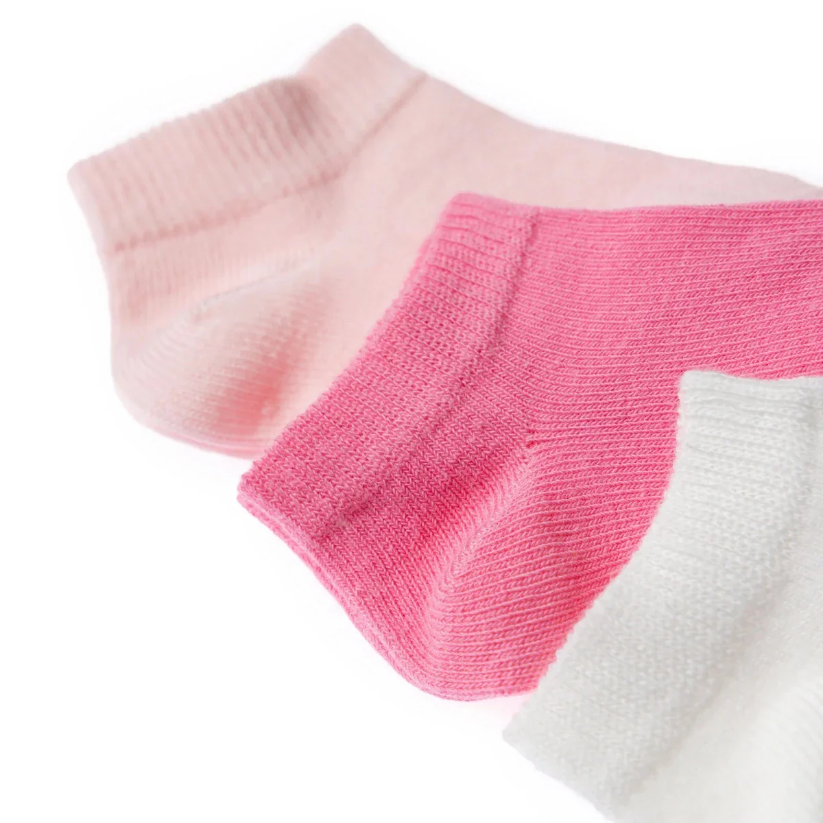 HelloBaby Baby Girl Socks 3 pcs - Pink - Image 5