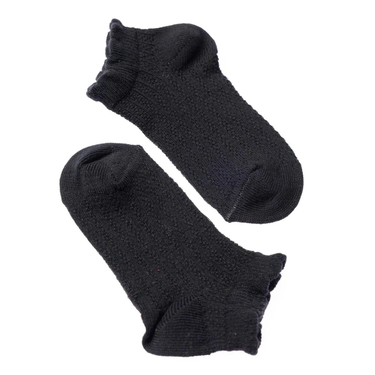 HelloBaby Baby Girl Socks 3 pcs - Black - Image 3