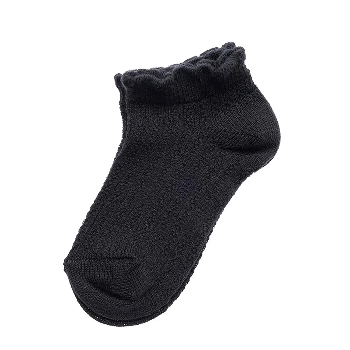 HelloBaby Baby Girl Socks 3 pcs - Black - Image 7