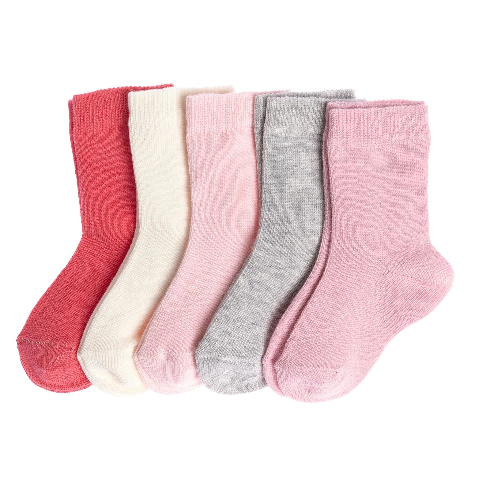 HelloBaby Baby Girl Socks 5 pcs - Pink - Image 3