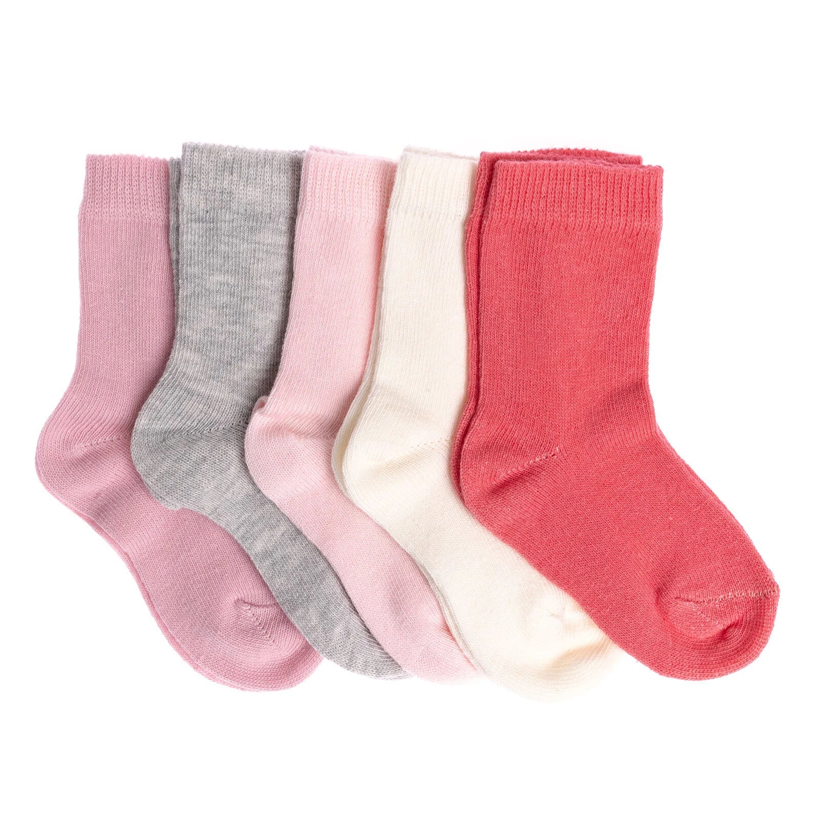 HelloBaby Baby Girl Socks 5 pcs - Pink - Image 4