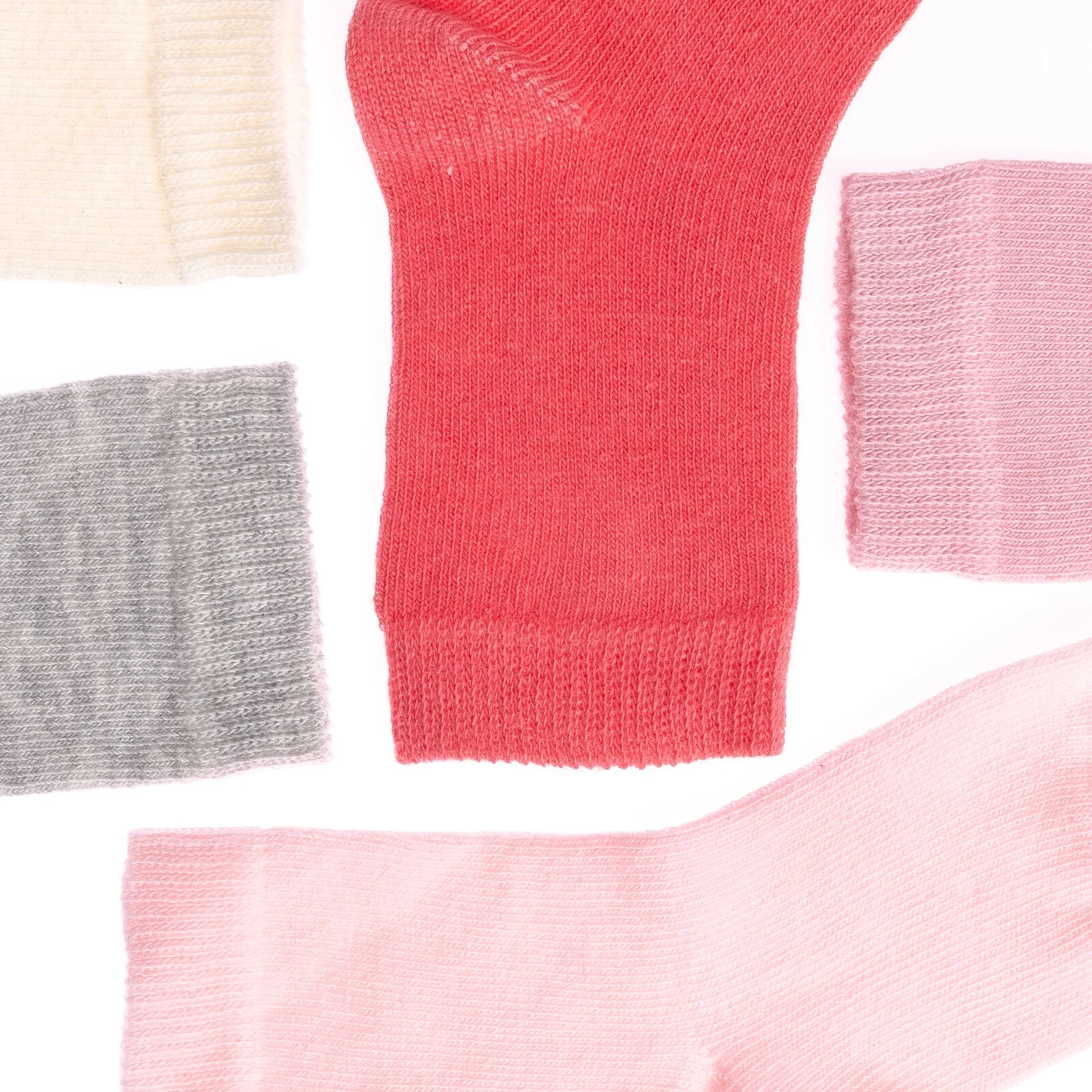 HelloBaby Baby Girl Socks 5 pcs - Pink - Image 5
