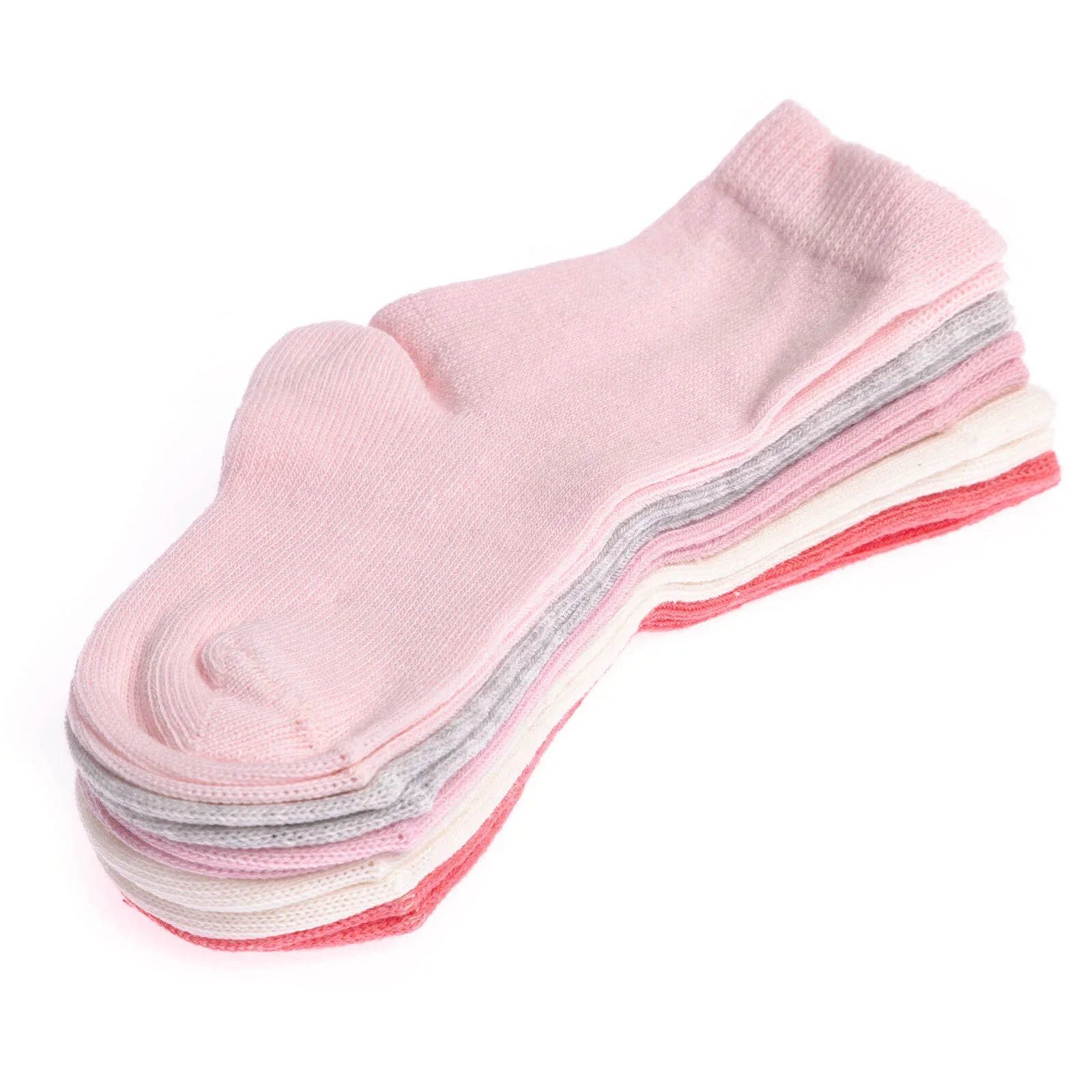HelloBaby Baby Girl Socks 5 pcs - Pink - Image 7