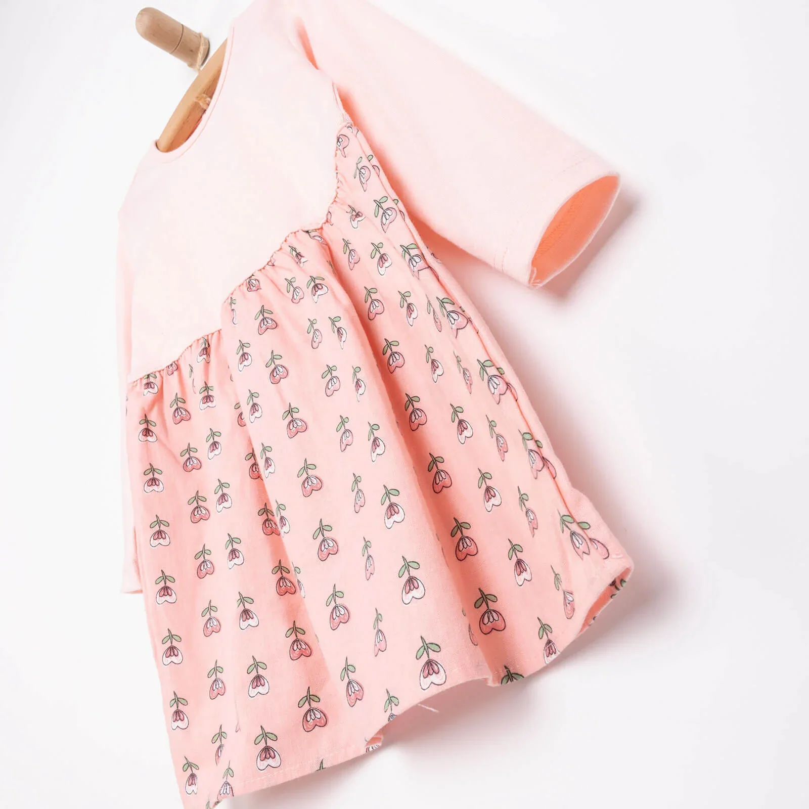 HelloBaby Baby Girl Winter Fairytale Dress - Powder - Image 6