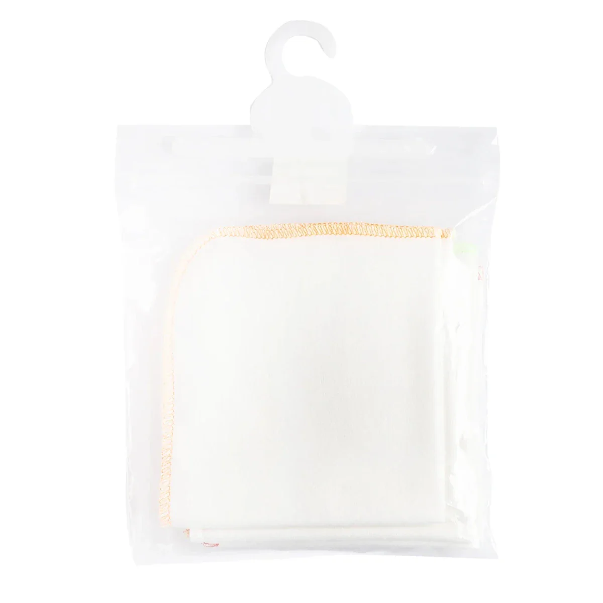 HelloBaby 6 Pack 100% Cotton Baby Washcloths - White - Image 6