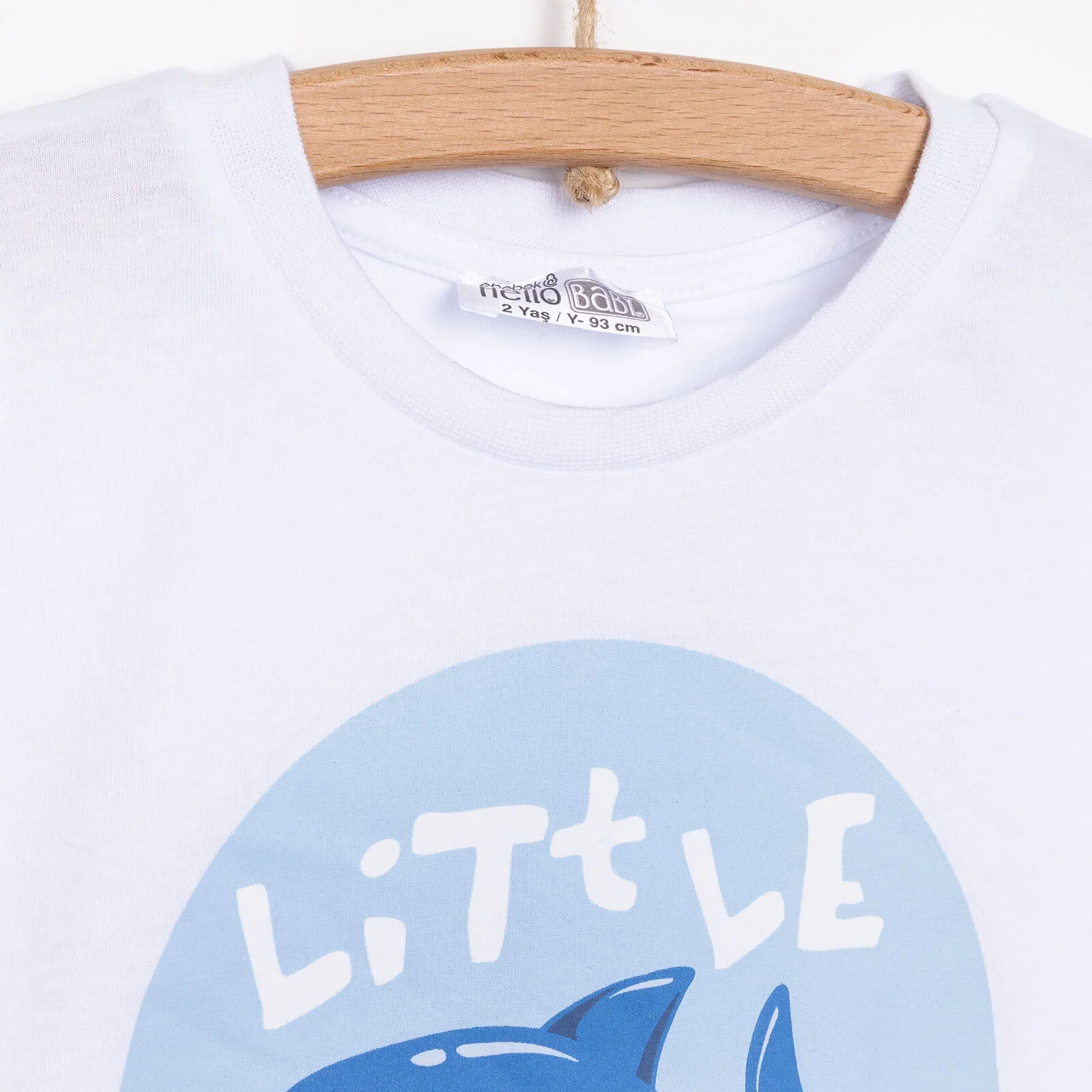 HelloBaby Baby Shark Boy T-shirt - White - Image 3